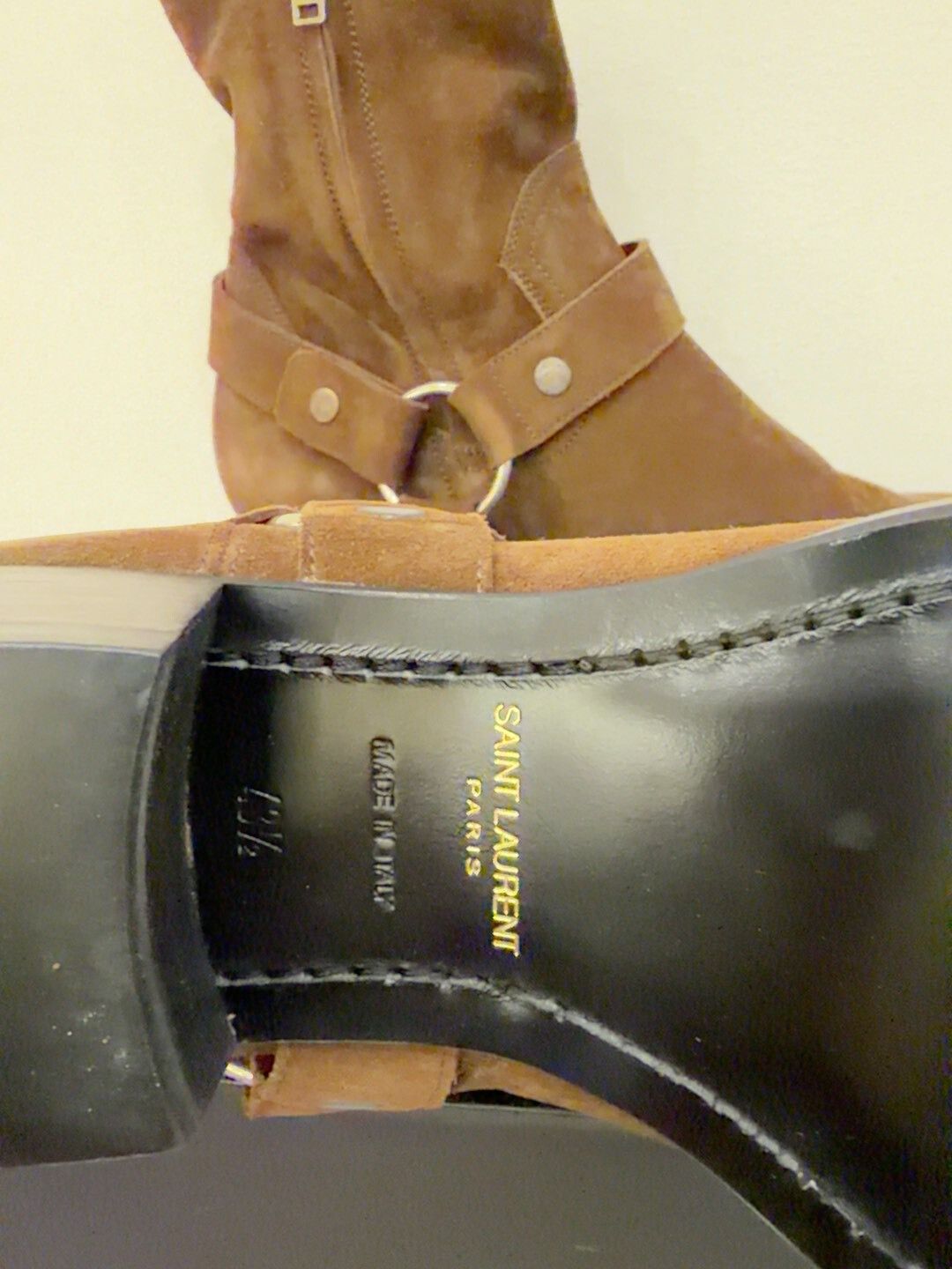 Saint Laurent Paris Saint Laurent Men's Chelsea Boots in Brown Size US 10 / EU 43 - 3 Thumbnail
