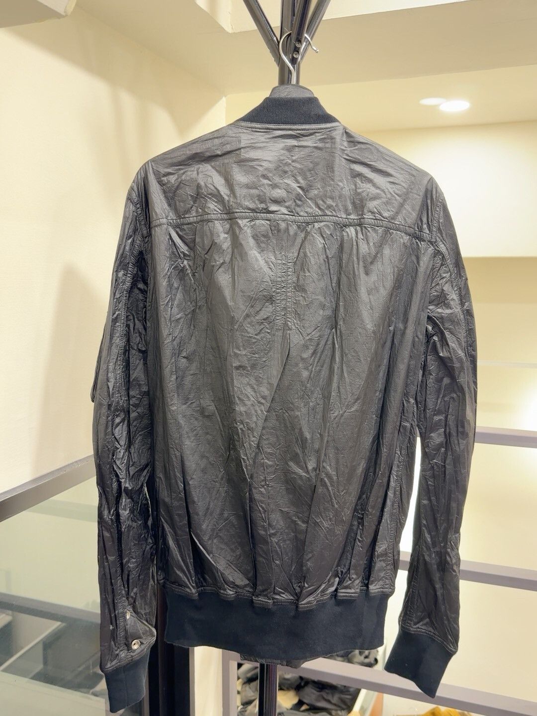Rick Owens Rick Owens Black Flight Jacket Medium Size US M / EU 48-50 / 2 - 2 Thumbnail
