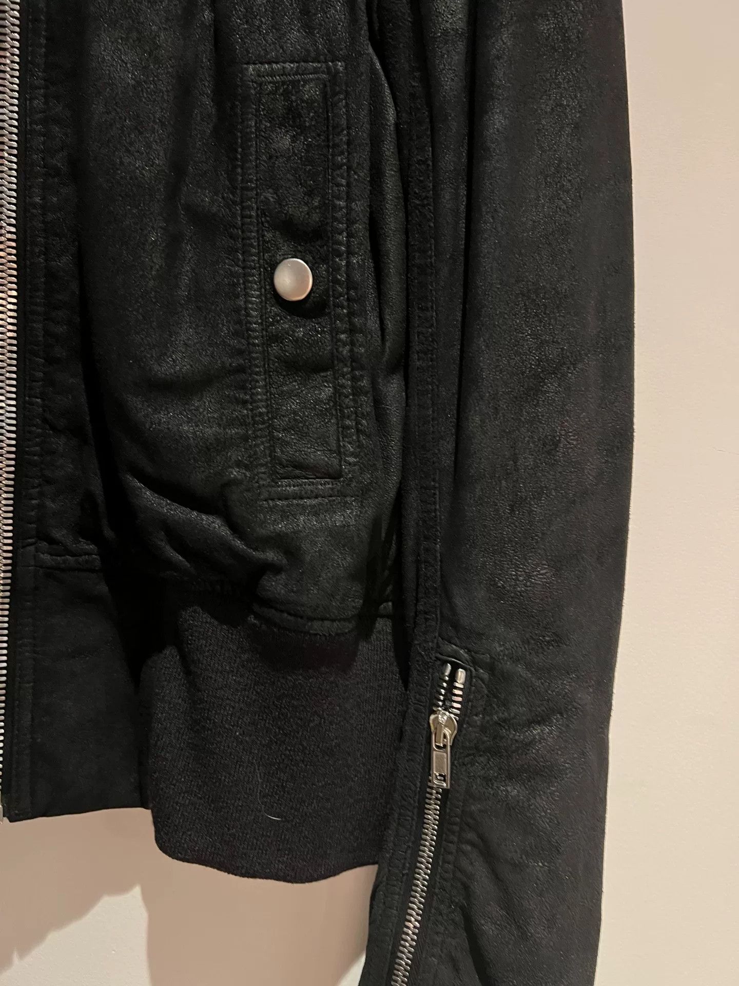 Rick Owens Rick Owens Suede Jacket in Black Size US M / EU 48-50 / 2 - 4 Thumbnail