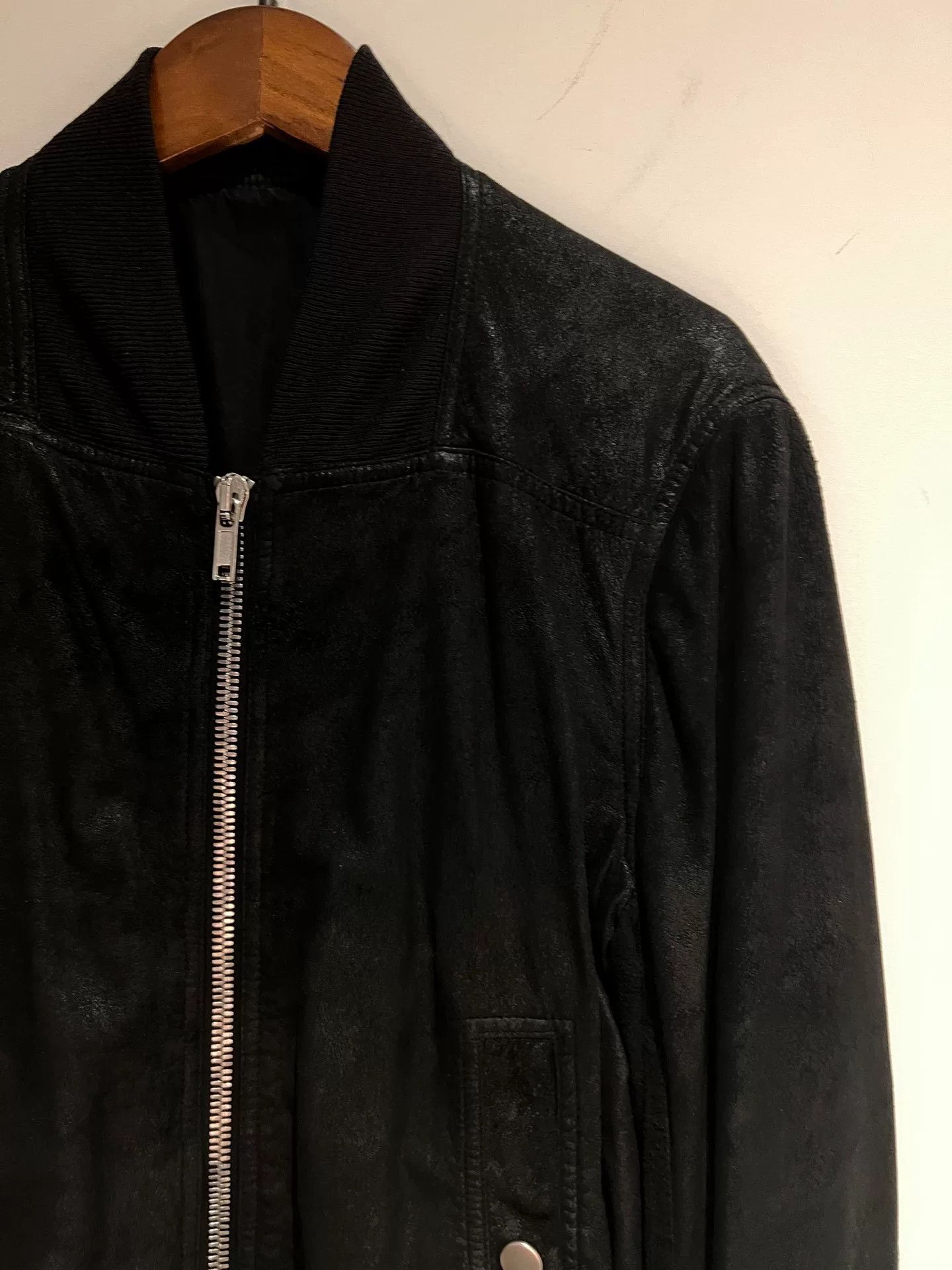 Rick Owens Rick Owens Suede Jacket in Black Size US M / EU 48-50 / 2 - 3 Thumbnail