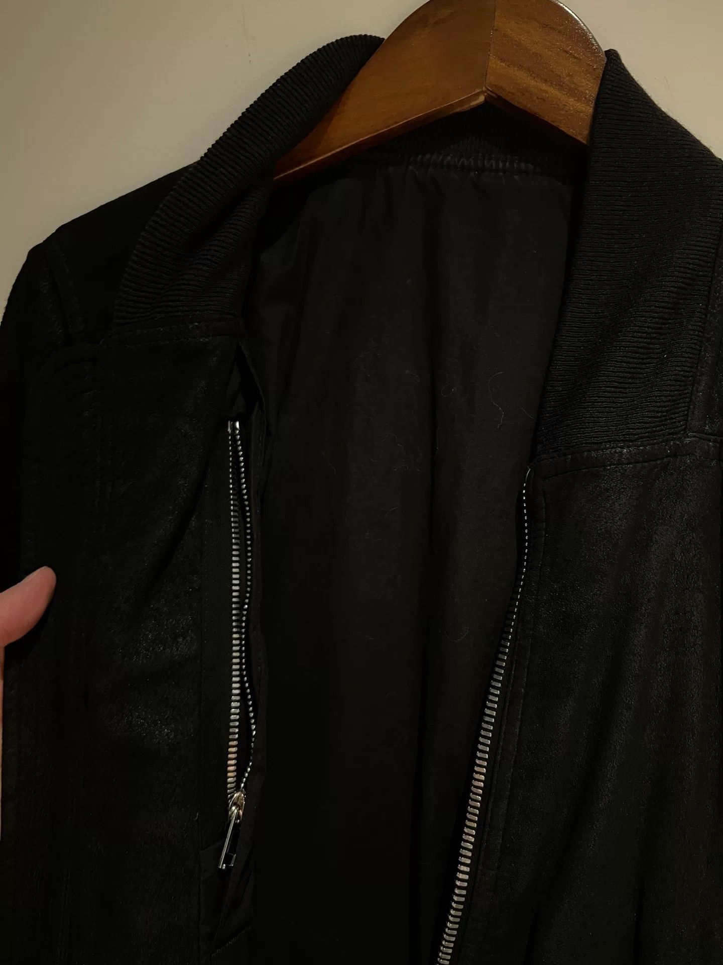 Rick Owens Rick Owens Suede Jacket in Black Size US M / EU 48-50 / 2 - 6 Thumbnail