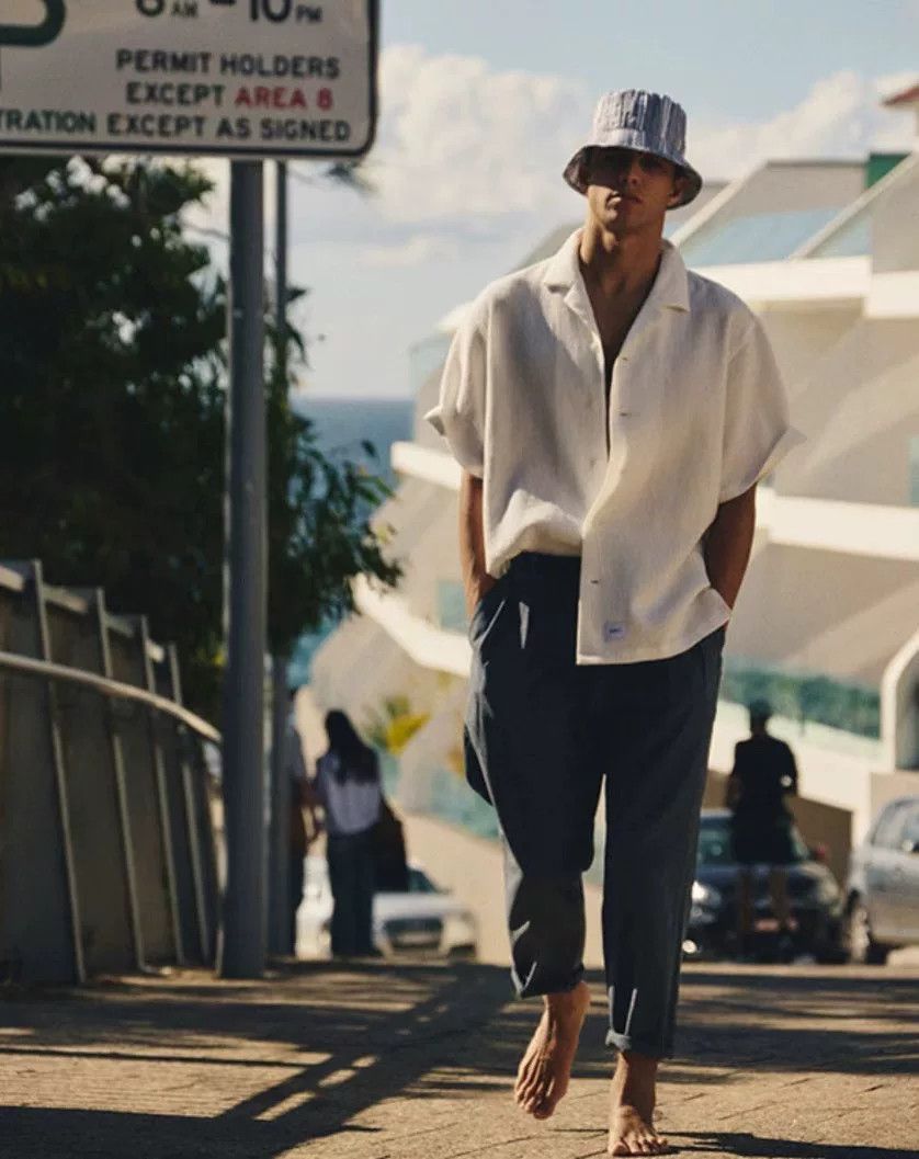 Wtaps White Waffles Cotton Shirt by WTAPS Size L / US 10 / IT 46 - 4 Thumbnail