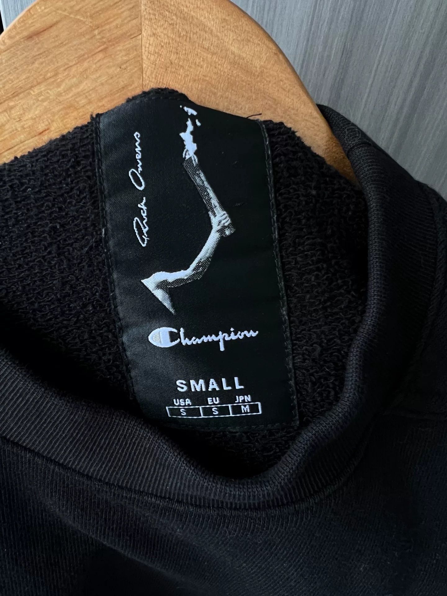 Rick Owens Rick Owens Champion Collaboration Hoodie Size US S / EU 44-46 / 1 - 4 Thumbnail