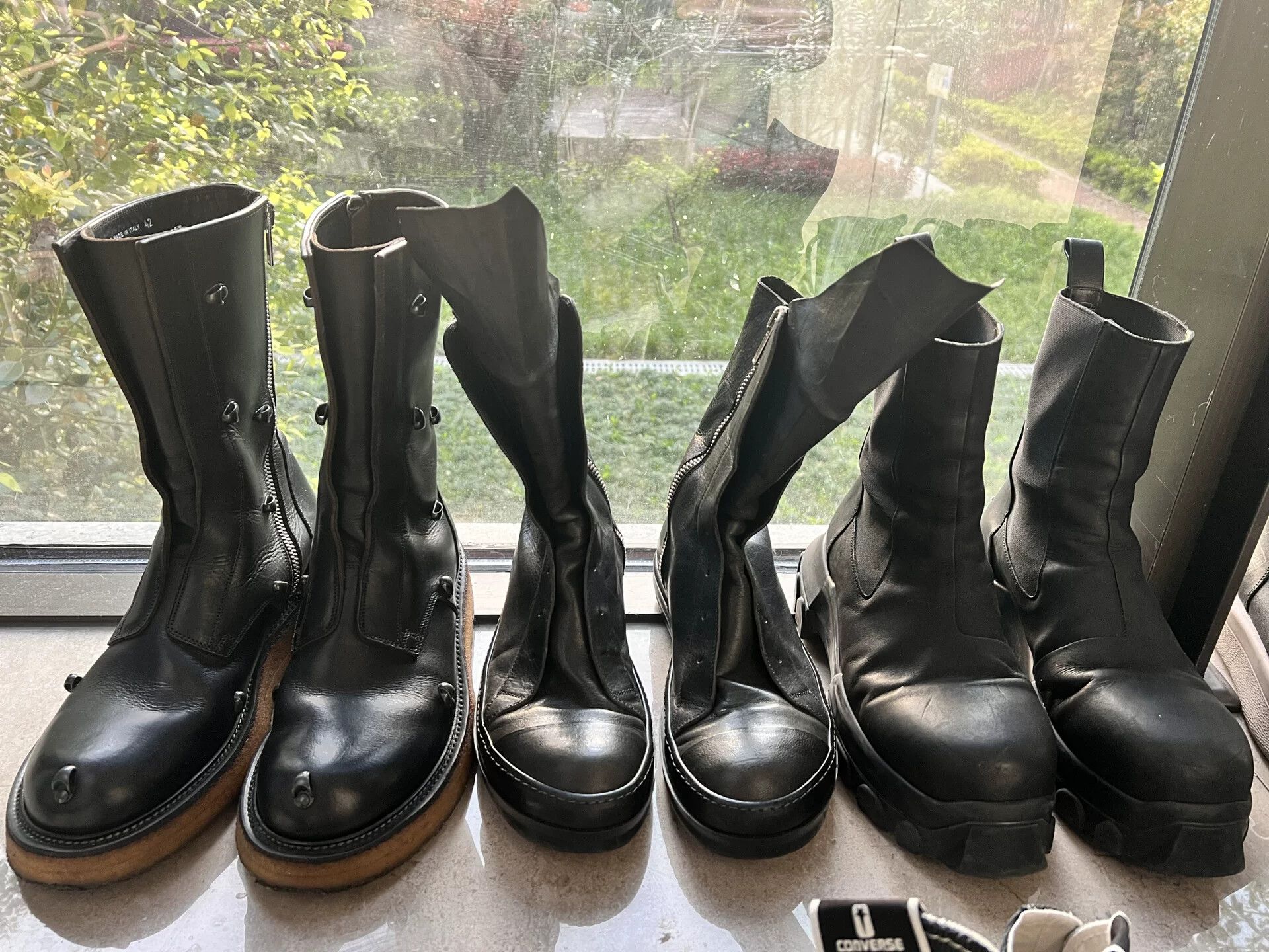 Rick Owens Drkshdw Rick Owens Black Socks Boots Size US 9 / EU 42 - 4 Thumbnail