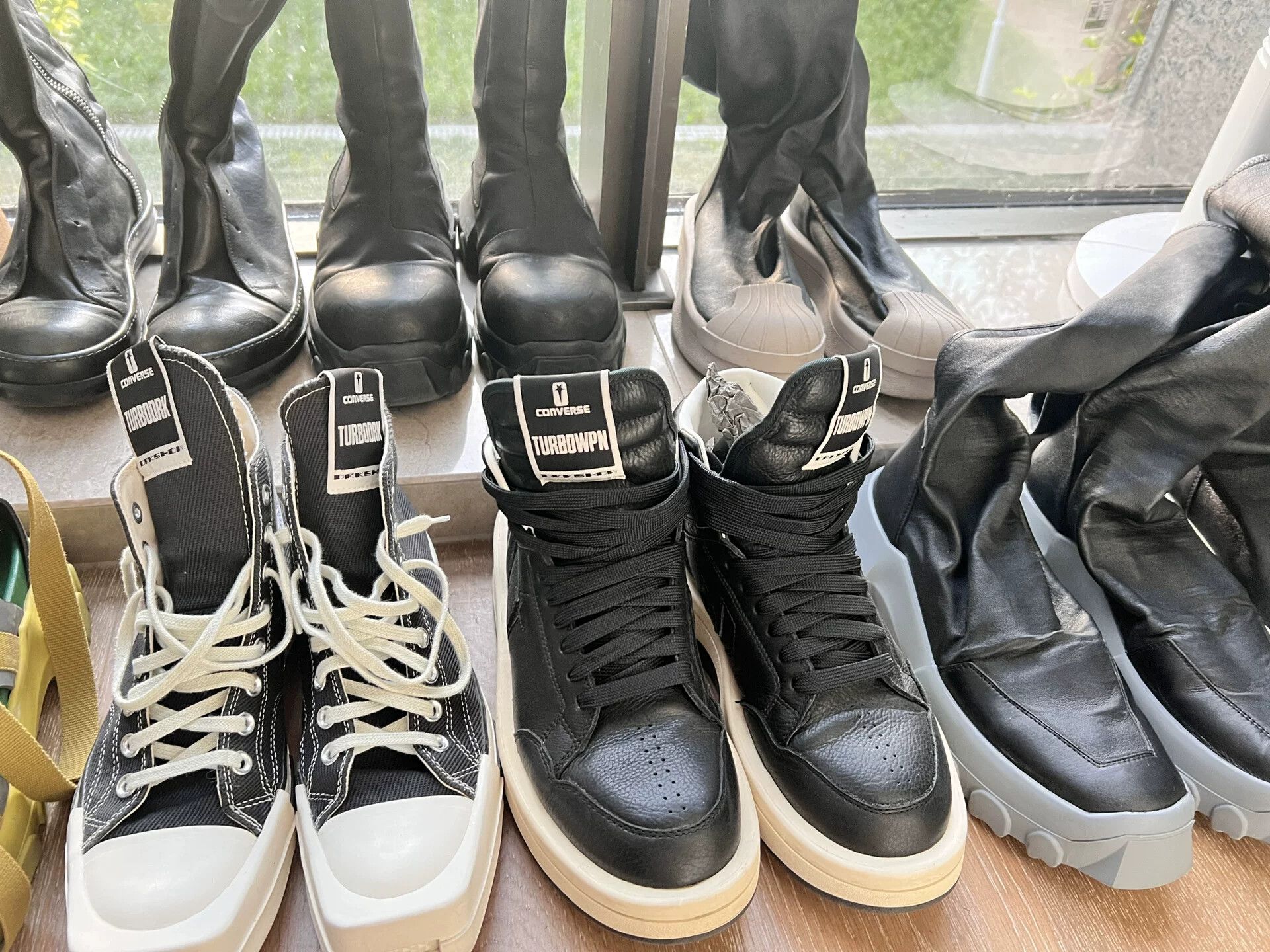 Rick Owens Drkshdw Rick Owens Black Socks Boots Size US 9 / EU 42 - 6 Thumbnail