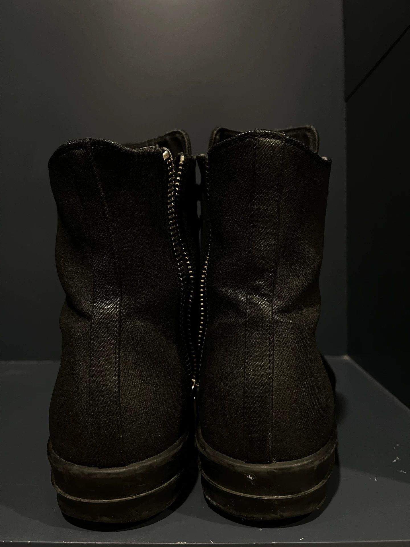 Rick Owens Drkshdw Rick Owens DRKSHDW Canvas Boots Size 42 Size US 9 / EU 42 - 3 Thumbnail