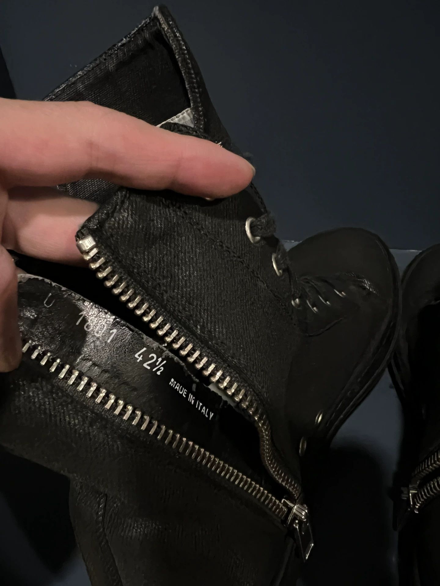 Rick Owens Drkshdw Rick Owens DRKSHDW Canvas Boots Size 42 Size US 9 / EU 42 - 4 Thumbnail