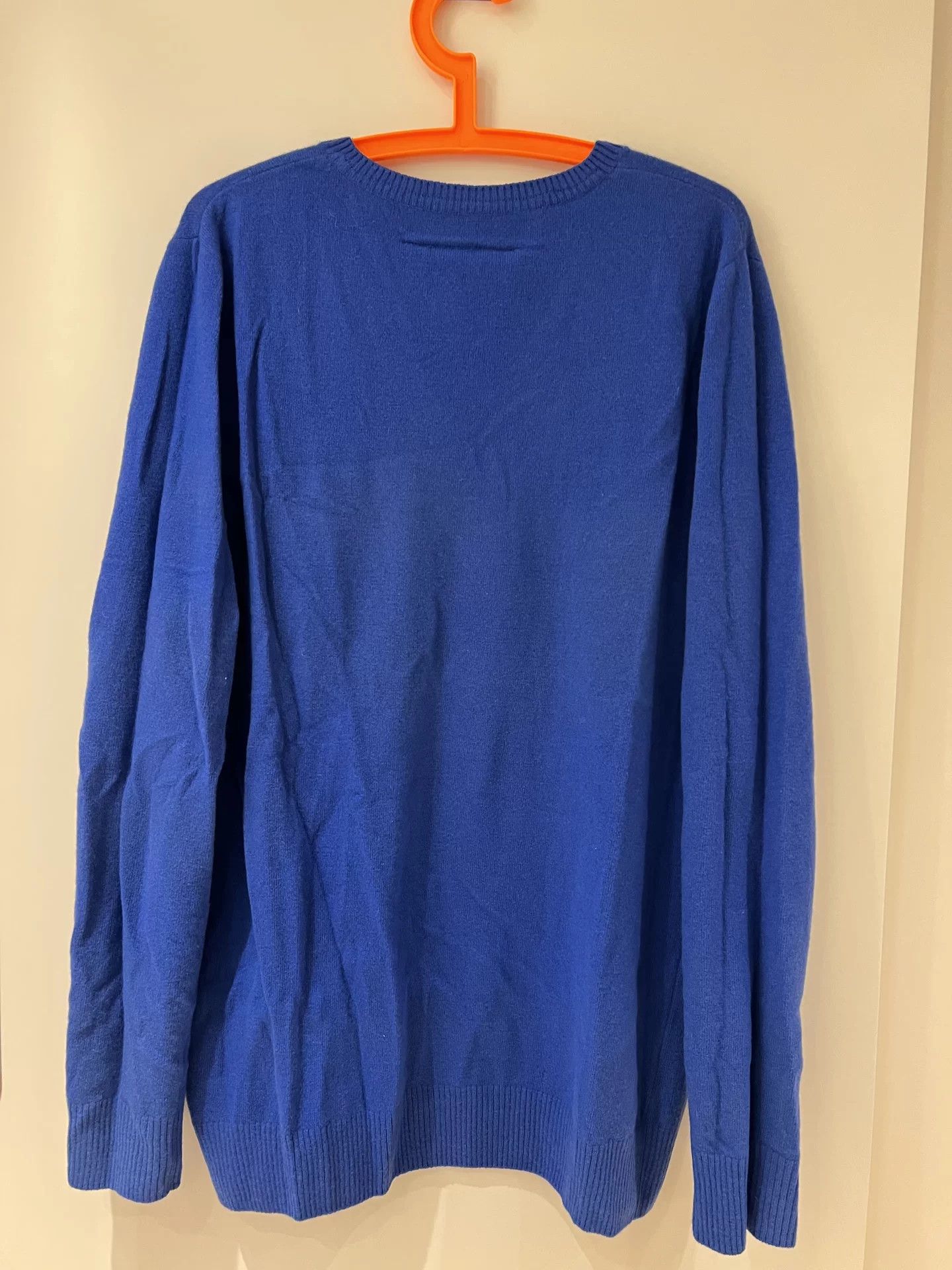 pushBUTTON Comfortable Blue Wool-Cashmere Sweater Size S / US 4 / IT 40 - 2 Thumbnail