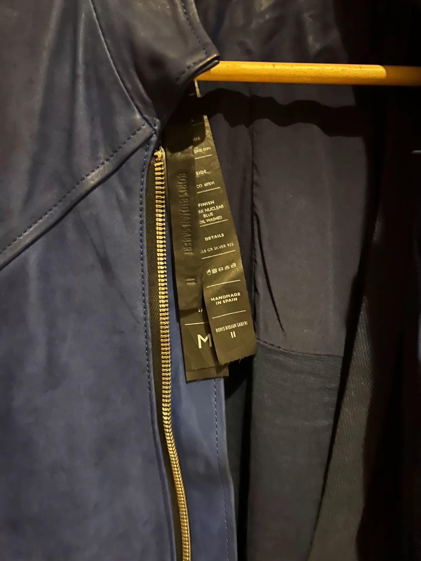 Boris Bidjan Saberi Boris Bidjan Saberi Rare Blue Jacket Size US M / EU 48-50 / 2 - 5 Thumbnail