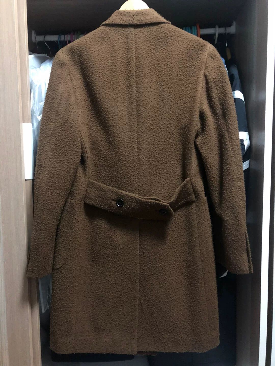 Suitsupply Italian Brown Wool Overcoat by Suitsupply Size US S / EU 44-46 / 1 - 2 Thumbnail
