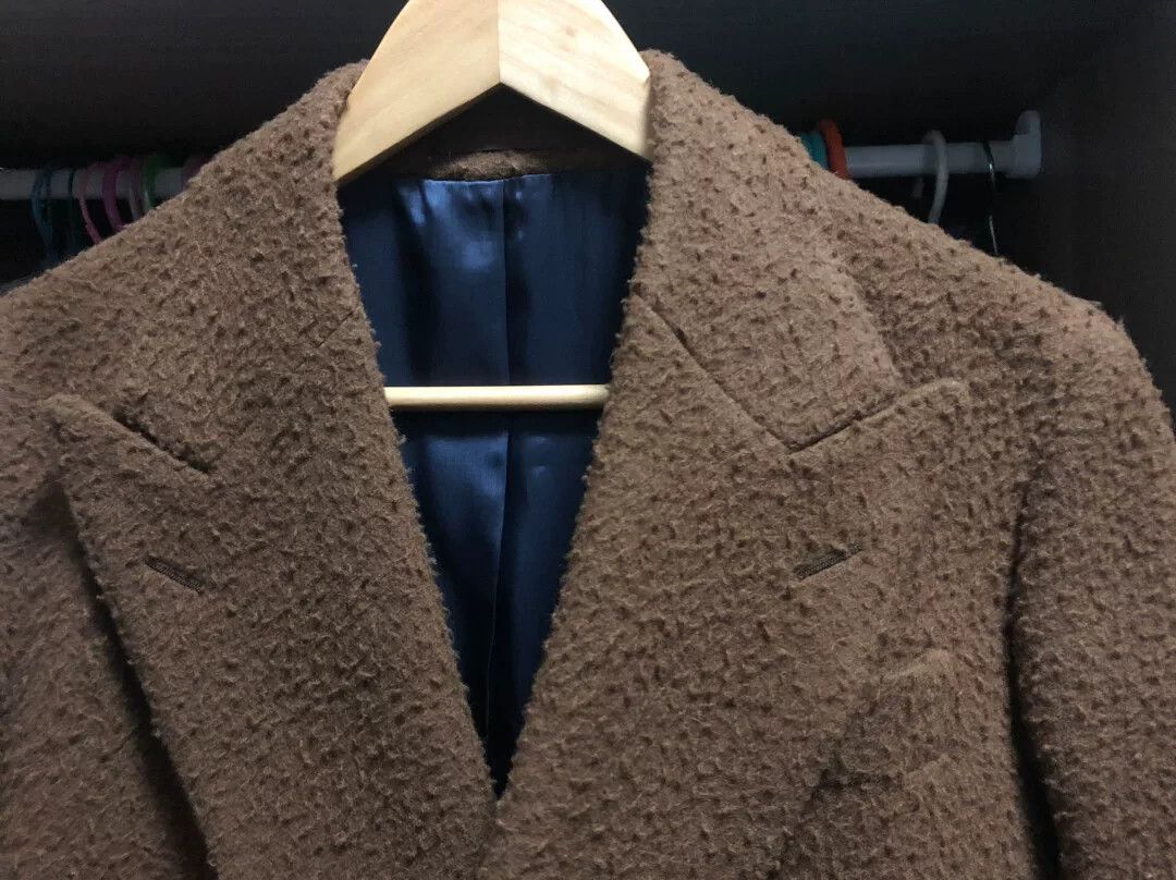 Suitsupply Italian Brown Wool Overcoat by Suitsupply Size US S / EU 44-46 / 1 - 5 Thumbnail