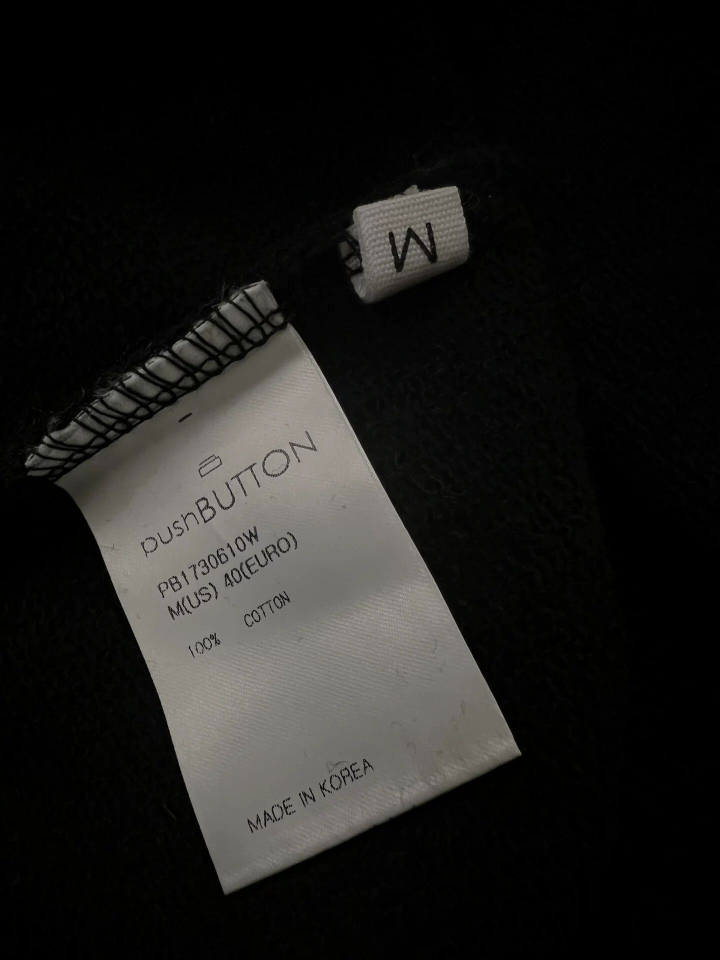 pushBUTTON Black Oversized Women's Sweatshirt by pushBUTTON Size M / US 6-8 / IT 42-44 - 5 Thumbnail