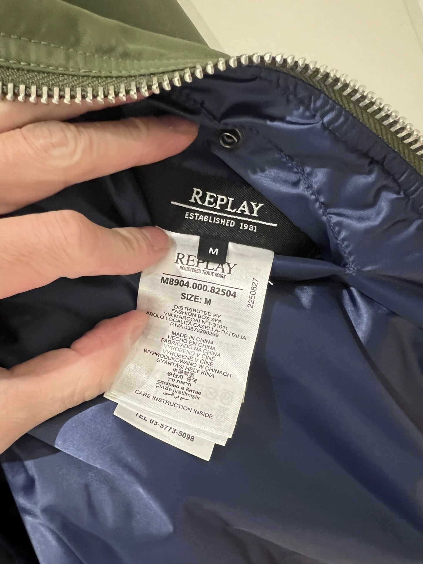 Replay Lightweight Reversible Jacket by Replay Size US M / EU 48-50 / 2 - 6 Thumbnail