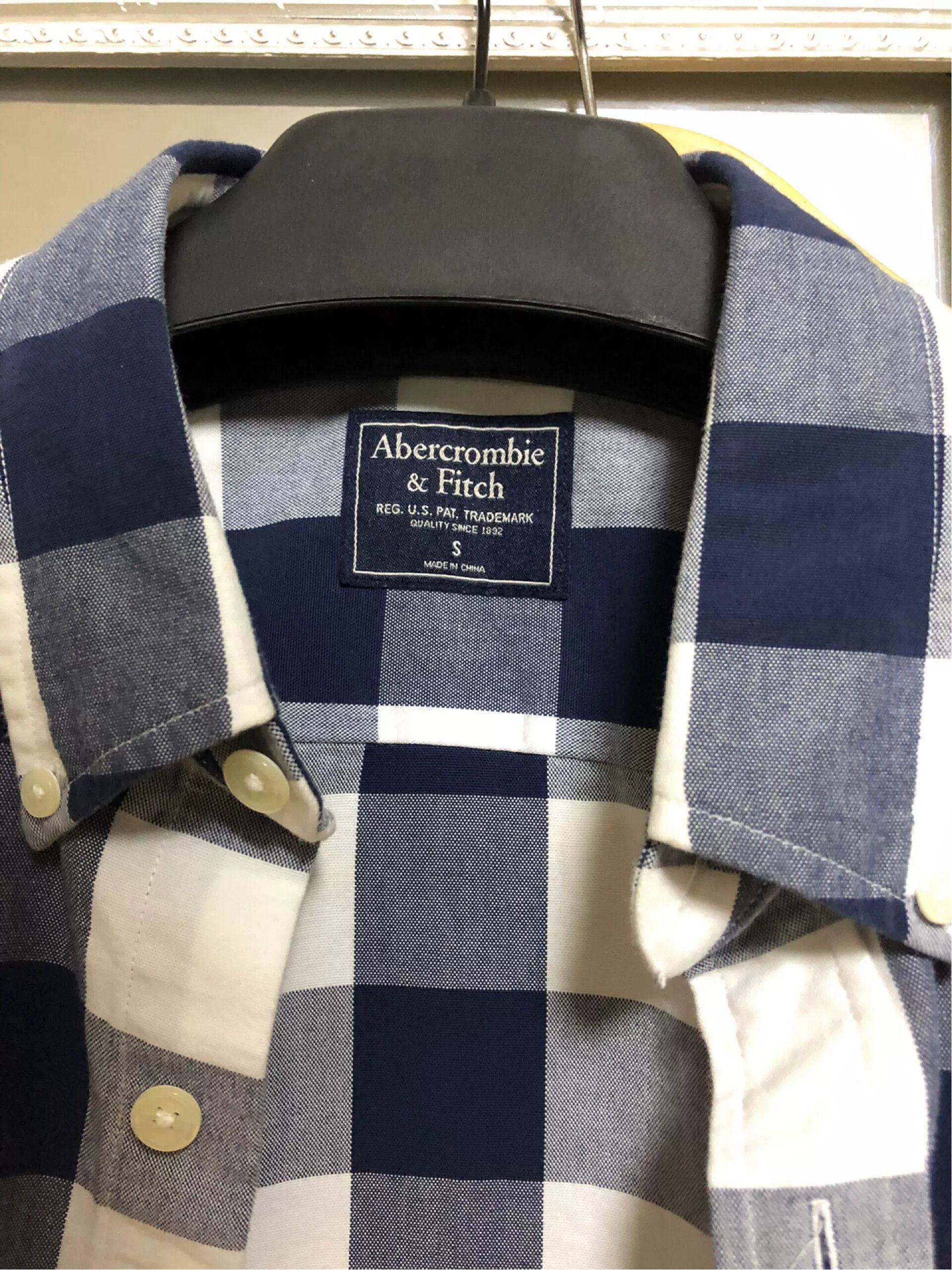 Abercrombie & Fitch Abercrombie&Fitch Cotton Check Shirt Size US M / EU 48-50 / 2 - 3 Thumbnail
