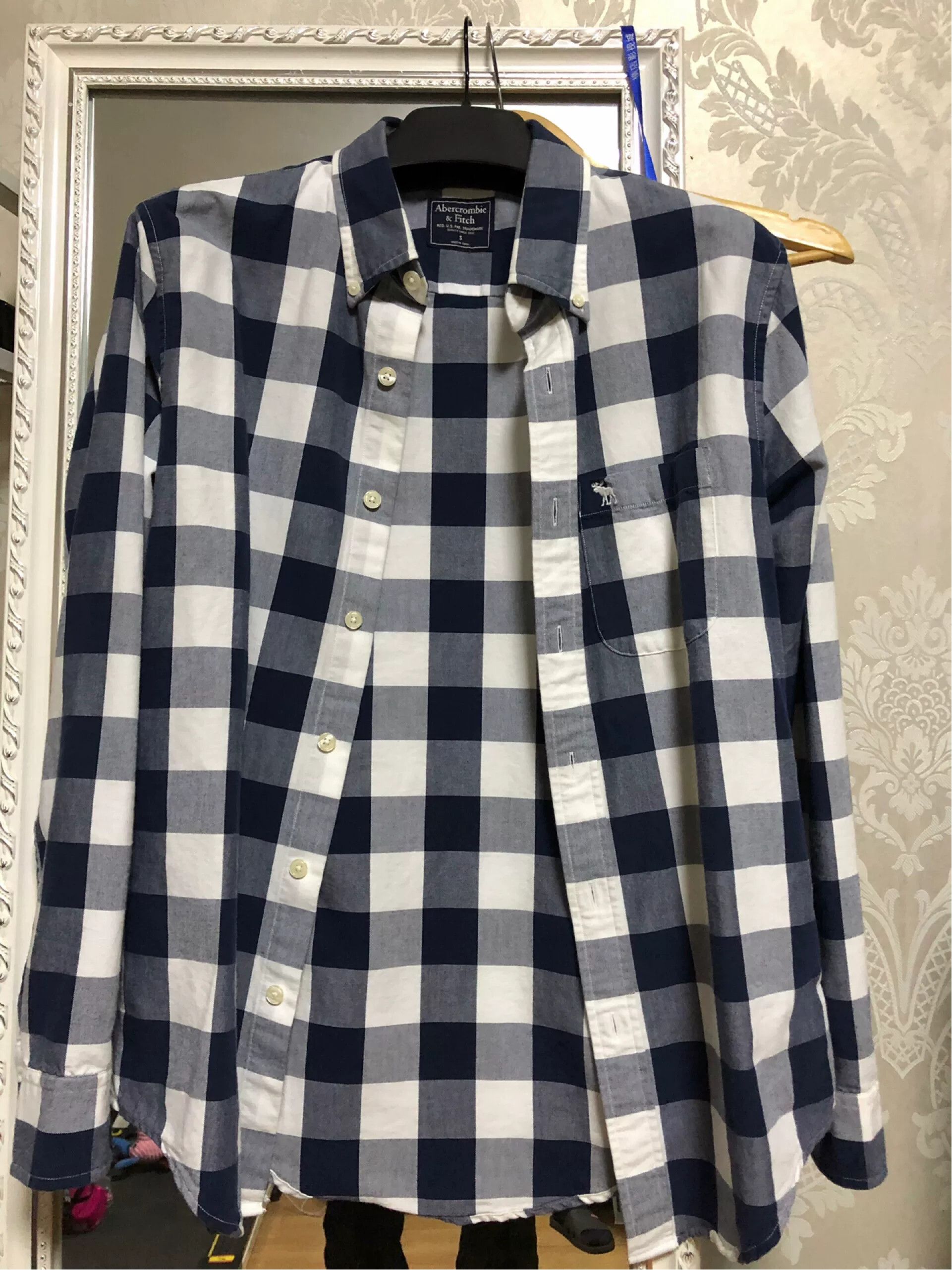 Abercrombie & Fitch Abercrombie&Fitch Cotton Check Shirt Size US M / EU 48-50 / 2 - 4 Thumbnail