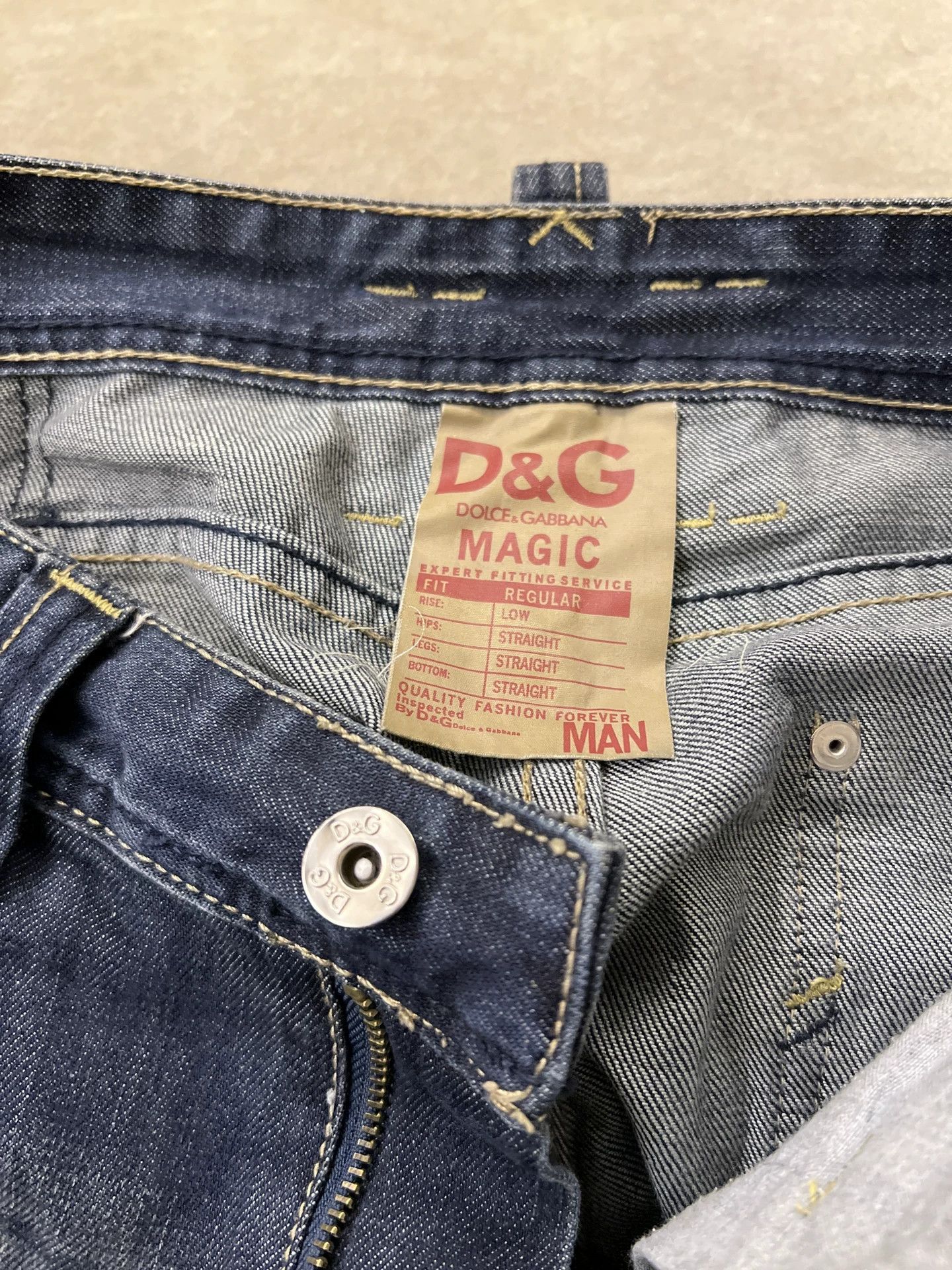 Dolce & Gabbana D&G Low Waist Denim Jeans Size US 39 - 6 Thumbnail