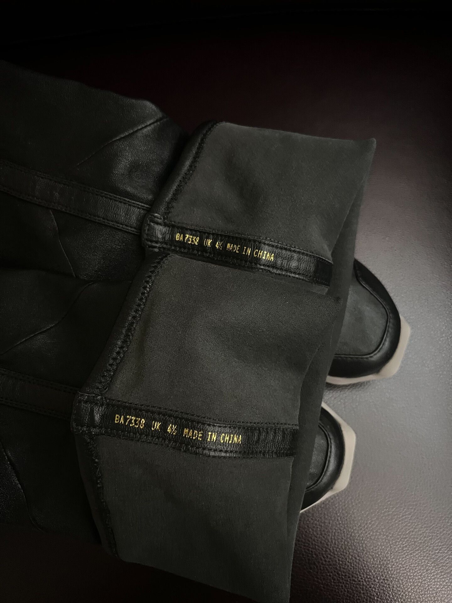 Rick Owens Rick Owens Over-the-Knee Goddess Boots Size US 6.5 / IT 36.5 - 8 Thumbnail