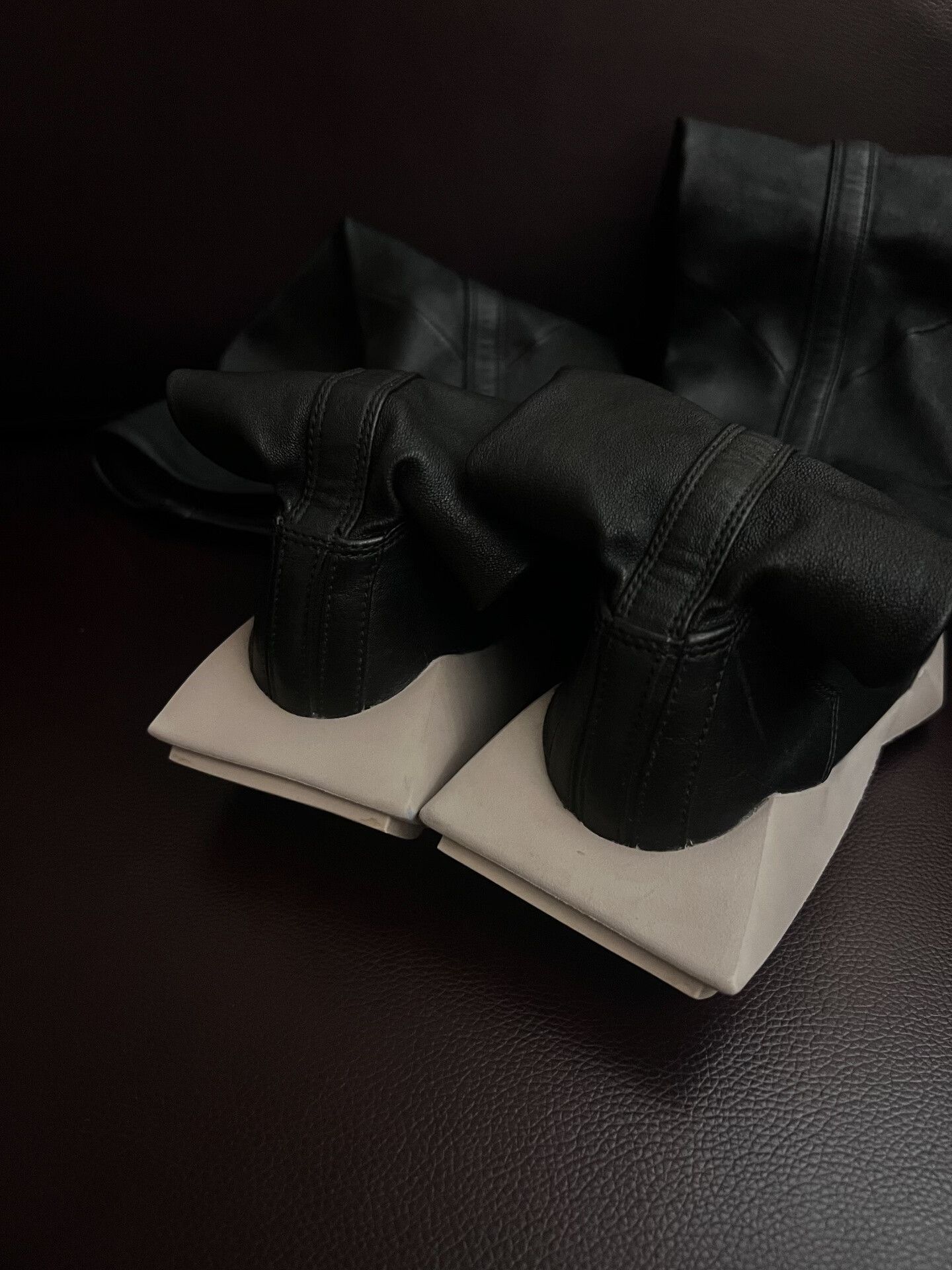 Rick Owens Rick Owens Over-the-Knee Goddess Boots Size US 6.5 / IT 36.5 - 6 Thumbnail