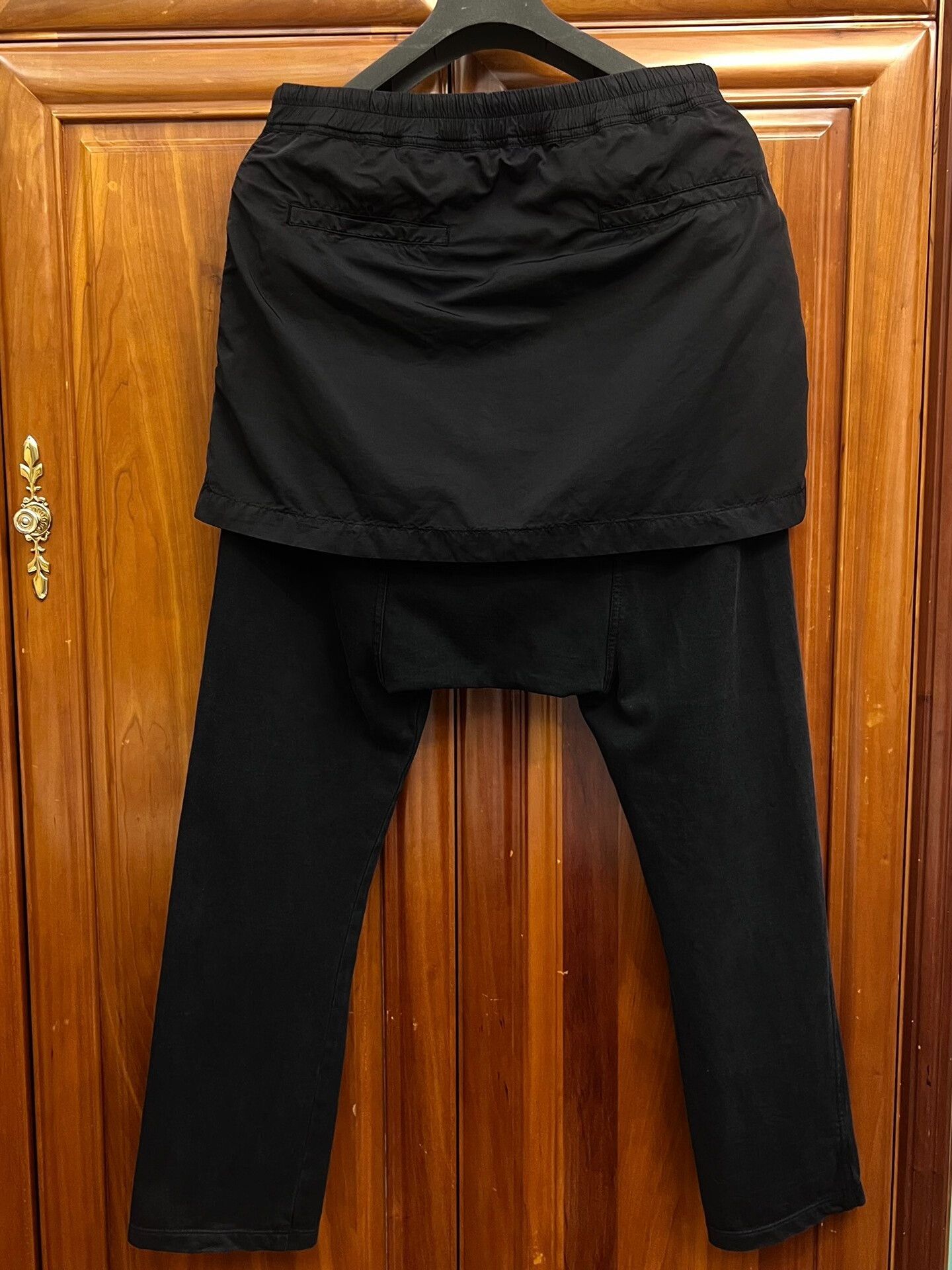 Rick Owens Rick Owens Black Nylon Pants with Drawstring Size 28" / US 6 / IT 42 - 5 Thumbnail