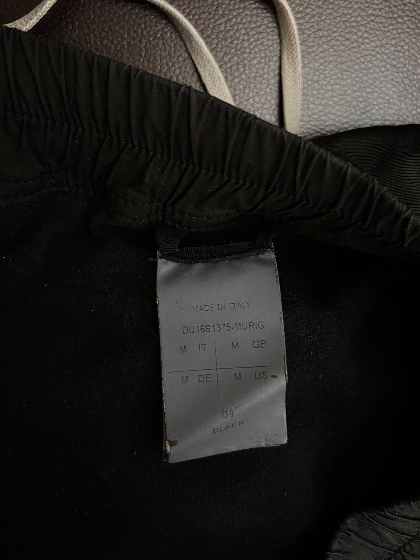 Rick Owens Rick Owens Black Nylon Pants with Drawstring Size 28" / US 6 / IT 42 - 7 Thumbnail