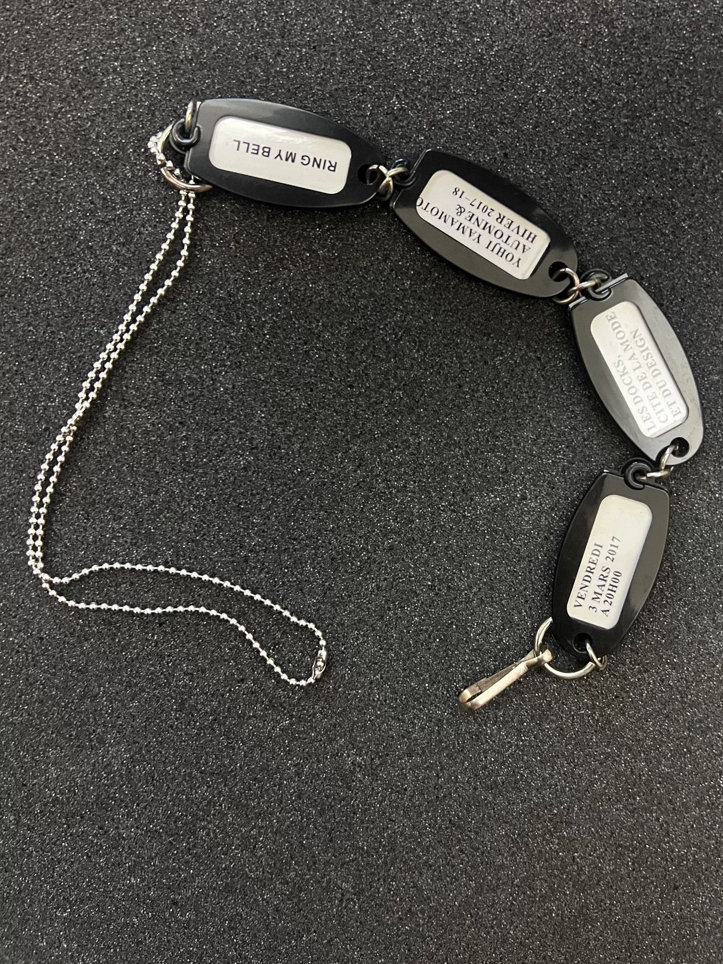 Yohji Yamamoto Yohji Yamamoto 2017AW Multi-Functional Necklace Size ONE SIZE - 2 Thumbnail