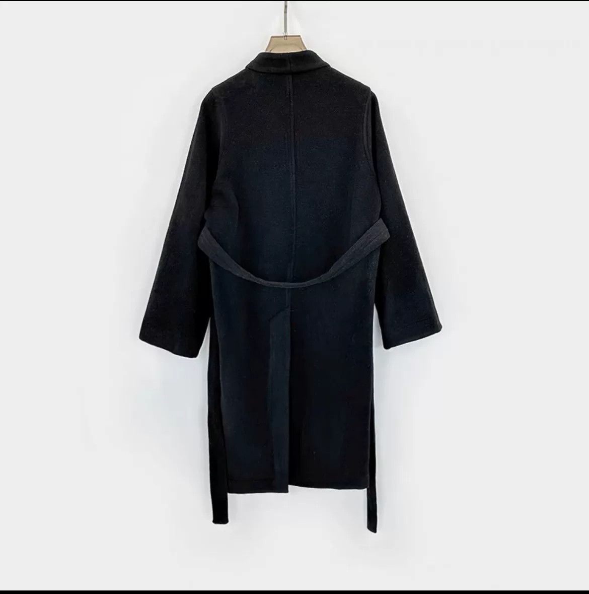 Rick Owens Rick Owens Dark Avant-Garde Wool Coat Size S / US 4 / IT 40 - 8 Thumbnail