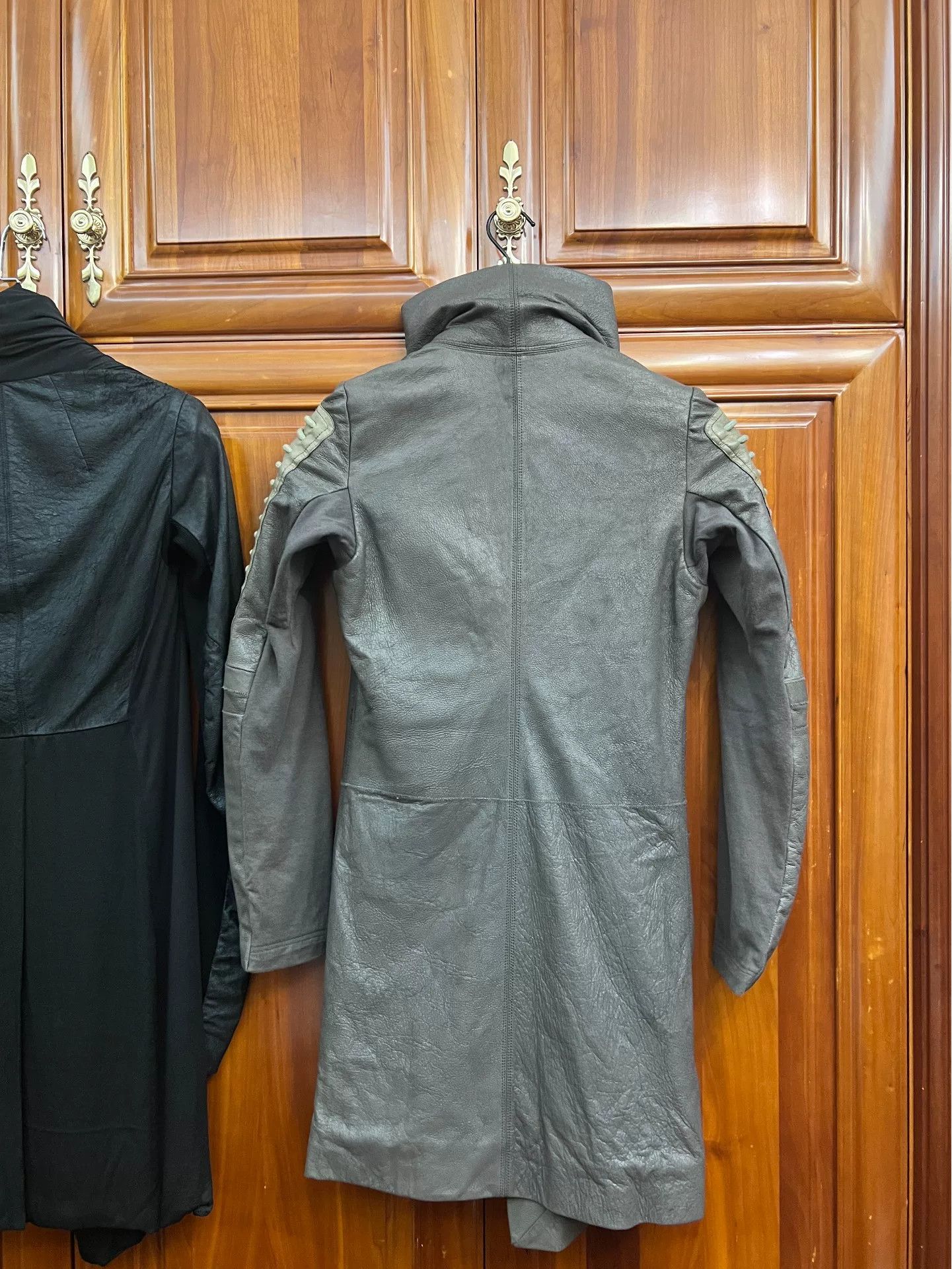 Rick Owens Rick Owens Balenciaga Gothic Leather Coat Size S / US 4 / IT 40 - 4 Thumbnail