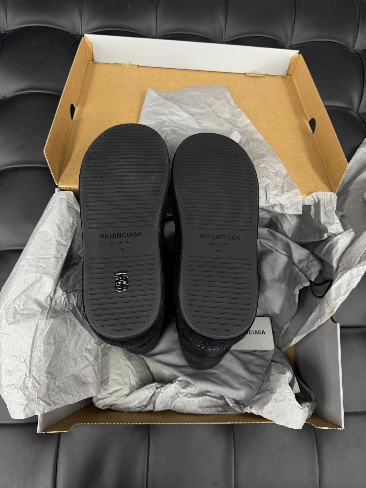 Balenciaga Balenciaga Black Snow Boots Size 42 Size US 9 / EU 42 - 3 Thumbnail