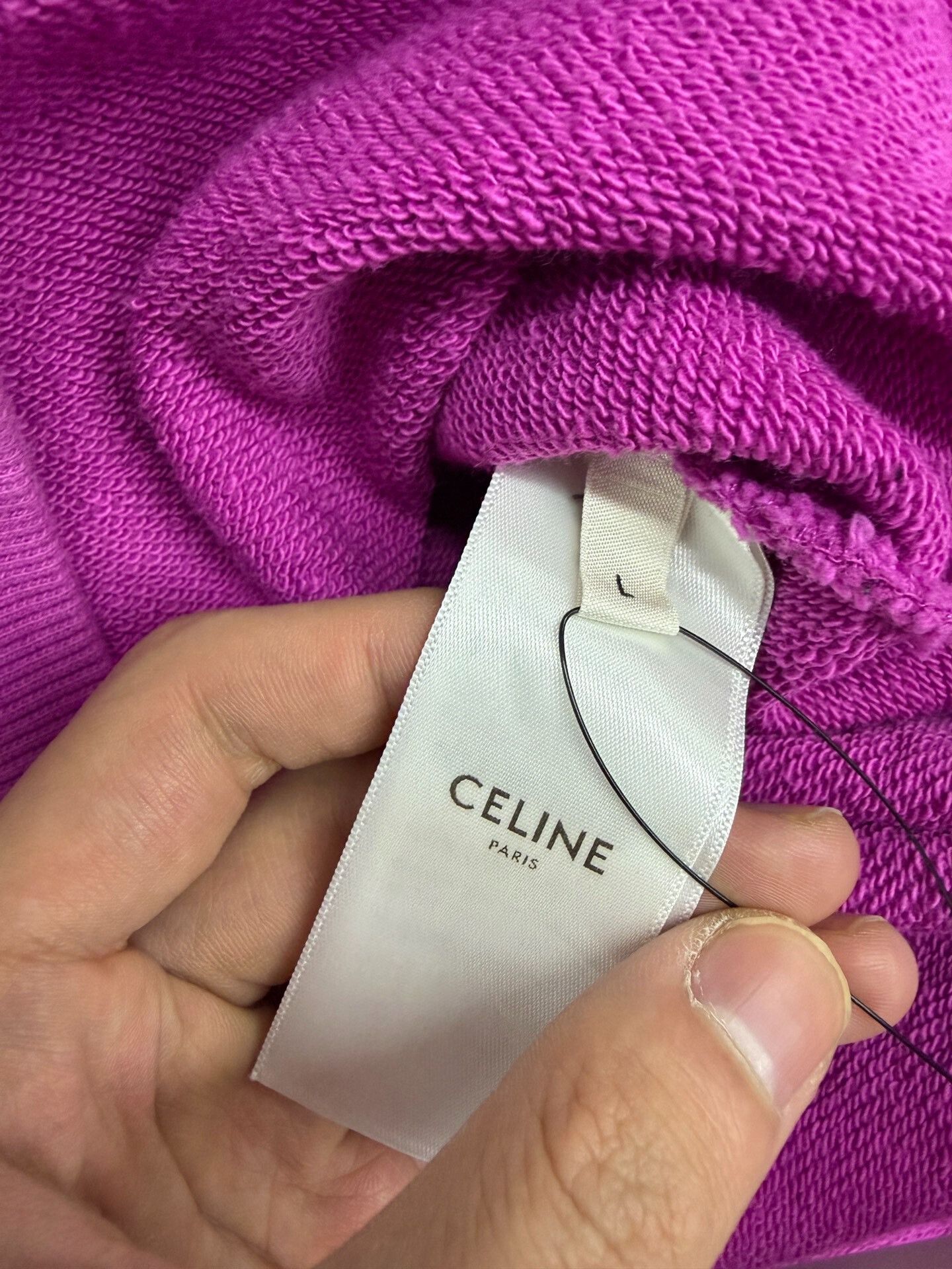 Celine Celine Pink Hoodie Sweater Size L / US 10 / IT 46 - 4 Thumbnail