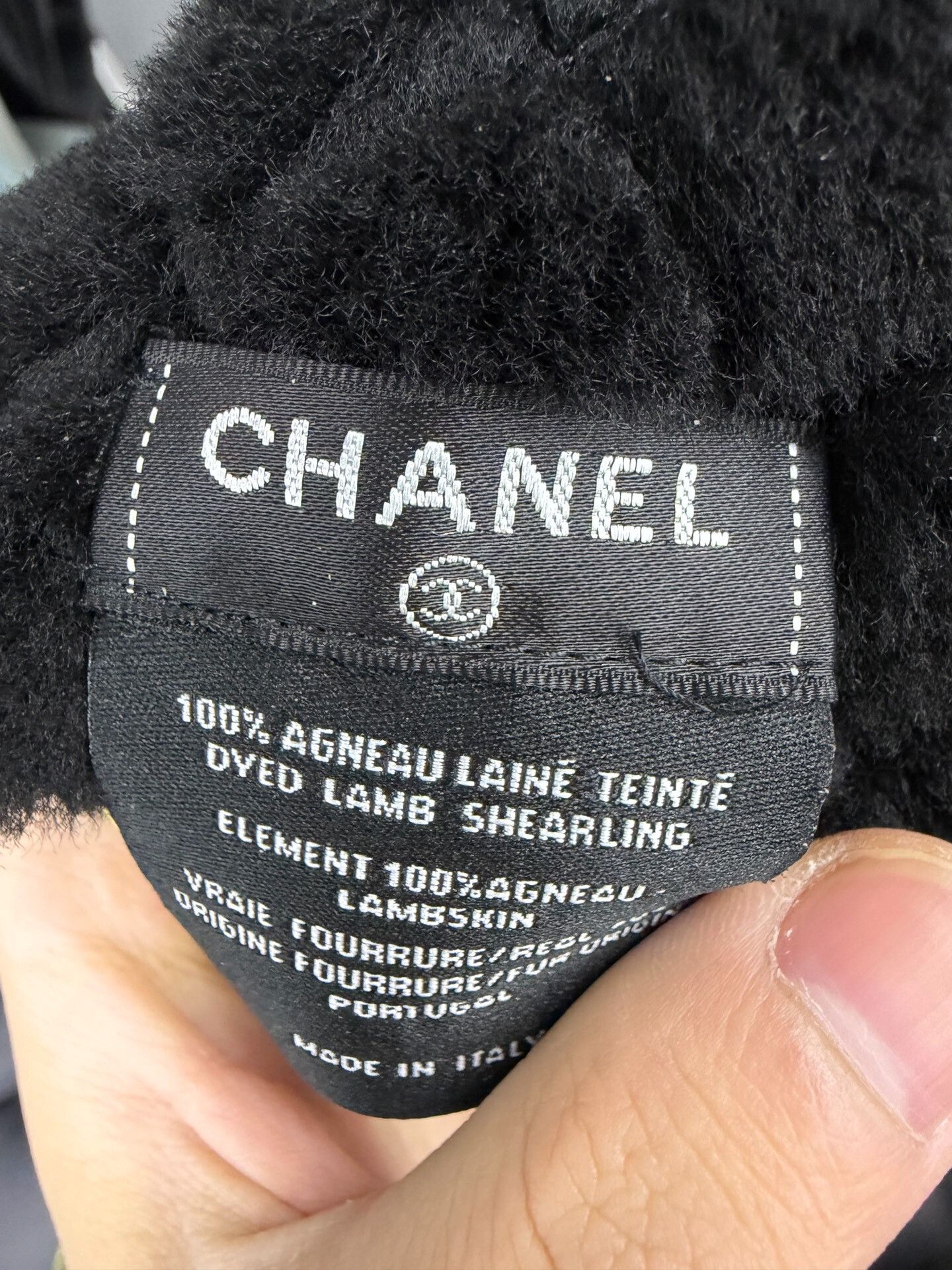 Chanel Chanel Black Fleece Hat with Logo Size ONE SIZE - 2 Thumbnail