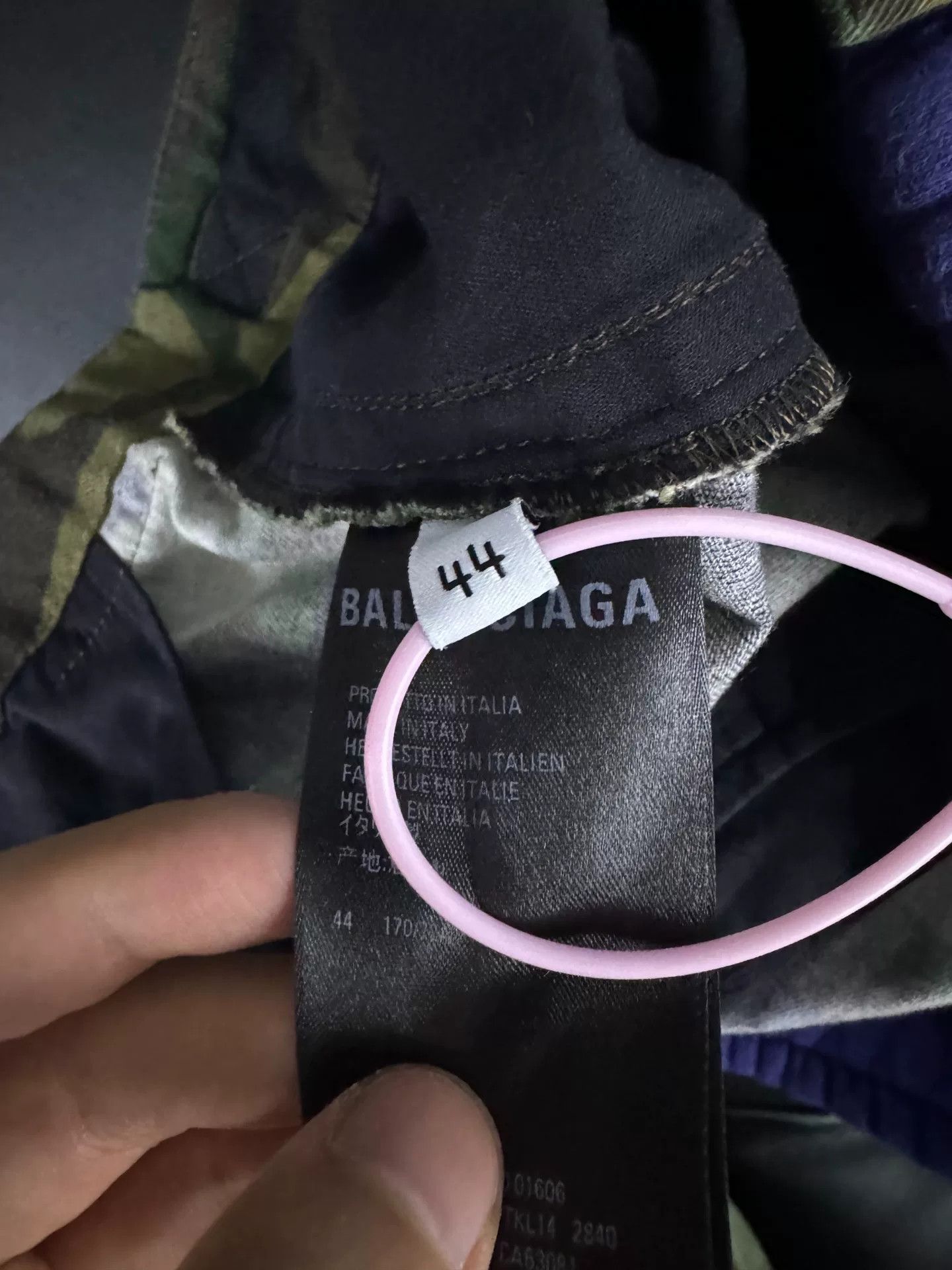 Balenciaga Balenciaga Camouflage Panel Blue Pants Size US 28 / EU 44 - 4 Thumbnail