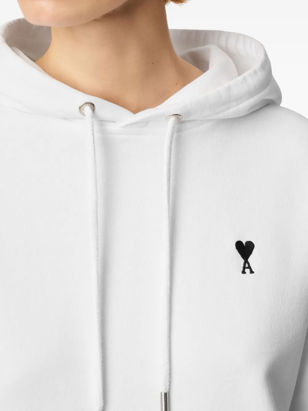 AMI CONTRASTED "AMI DE COEUR" HOODIE Size L / US 10 / IT 46 - 5 Thumbnail