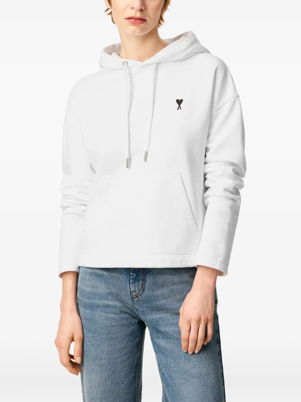 AMI CONTRASTED "AMI DE COEUR" HOODIE Size S / US 4 / IT 40 - 4 Thumbnail