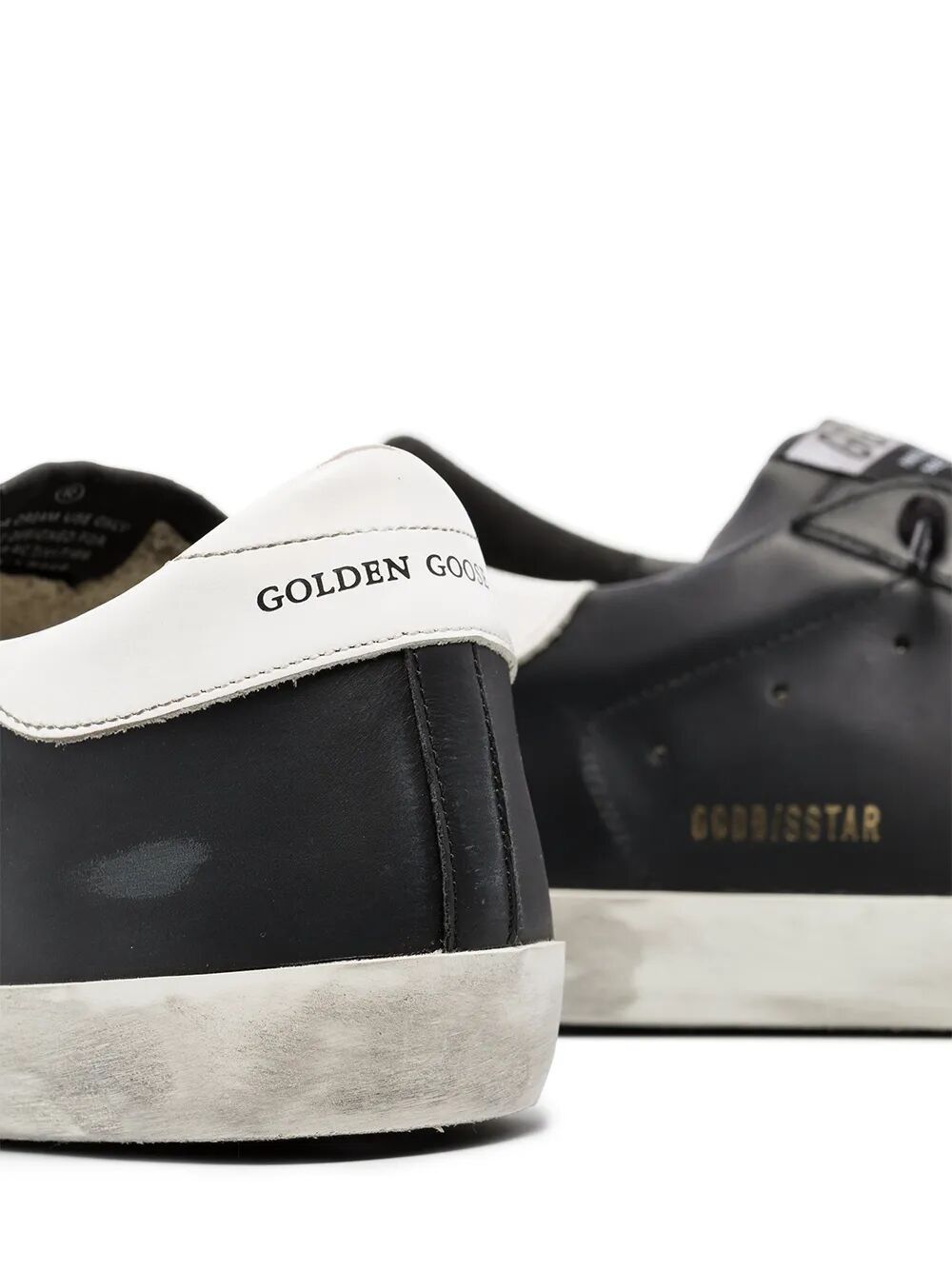 Golden Goose "SUPER STAR" LEATHER UPPER SHINY LEATHER STAR AND HEEL Size US 9 / EU 42 - 2 Thumbnail