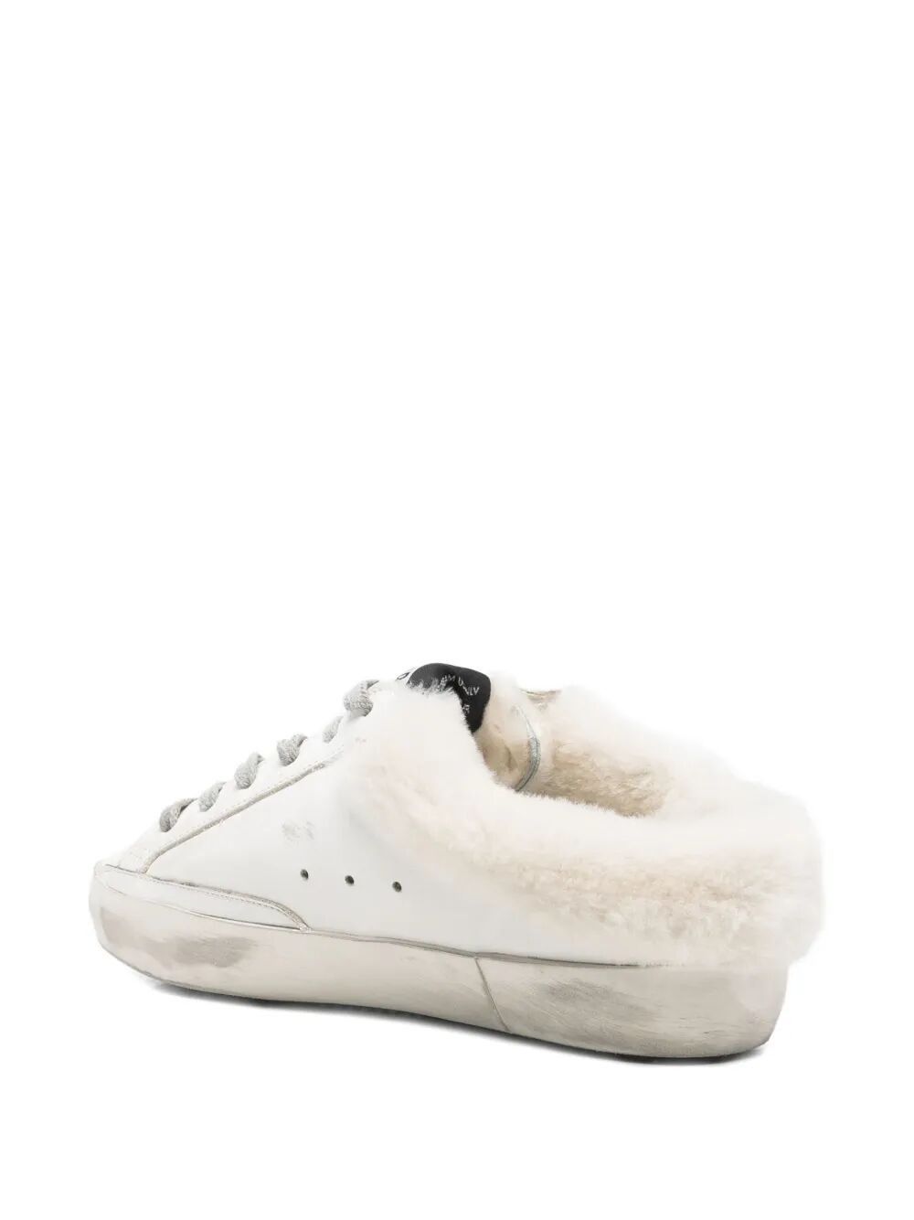 Golden Goose "SUPER STAR" SABOT LEATHER UPPER GLITTER STAR SHEARLING LINING Size US 7 / IT 37 - 4 Thumbnail