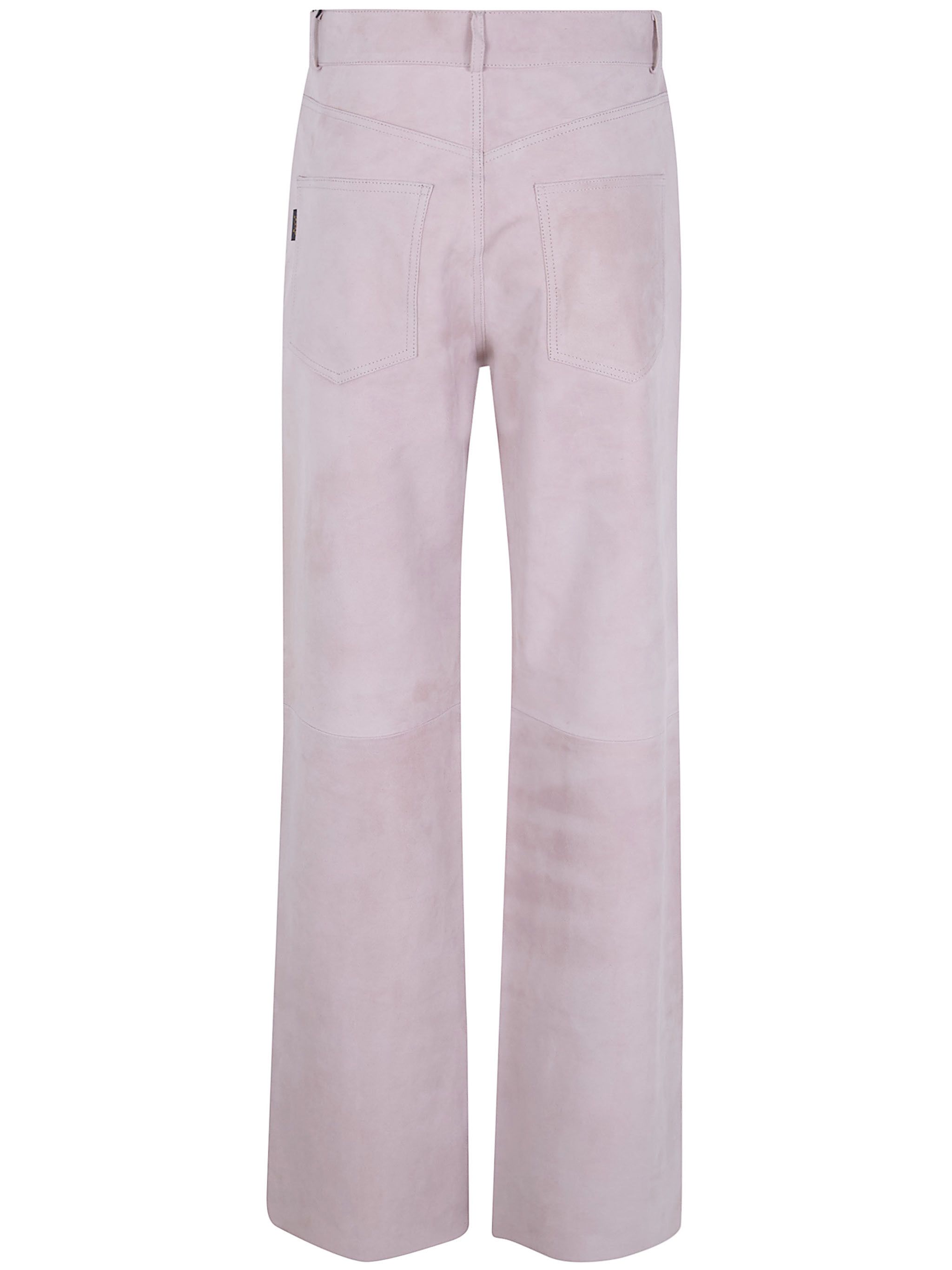 Haikure "KOREA SUEDE" BOOTCUT LEG TROUSERS Size 27" / US 4 / IT 40 - 2 Thumbnail