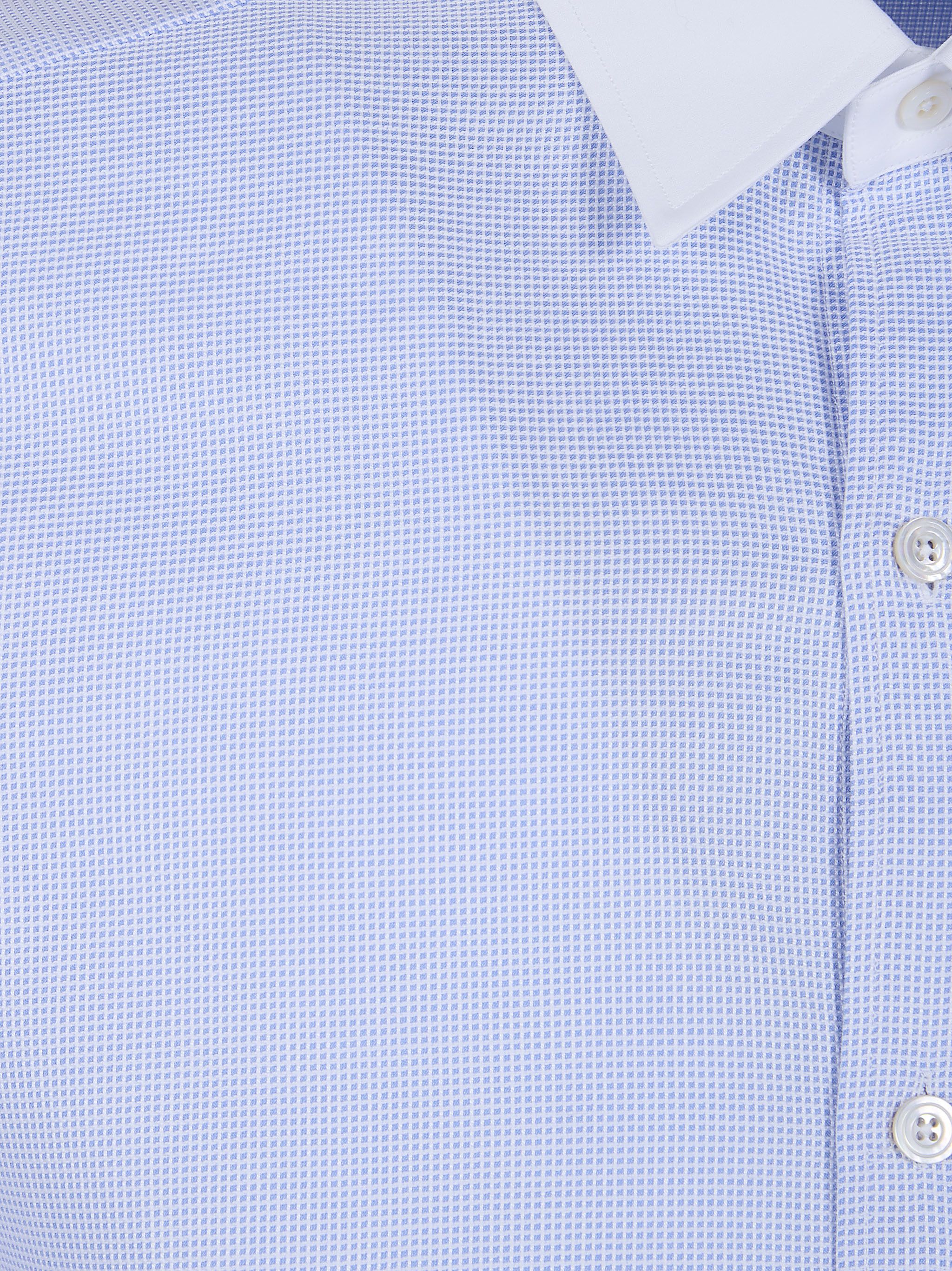 Tom Ford TRIDIMENSIONAL STRUCTURE NEW FORMAL CONTRAST COLLA AND CUFF CONCEALED PLACKET SHIRT Size US M / EU 48-50 / 2 - 3 Thumbnail
