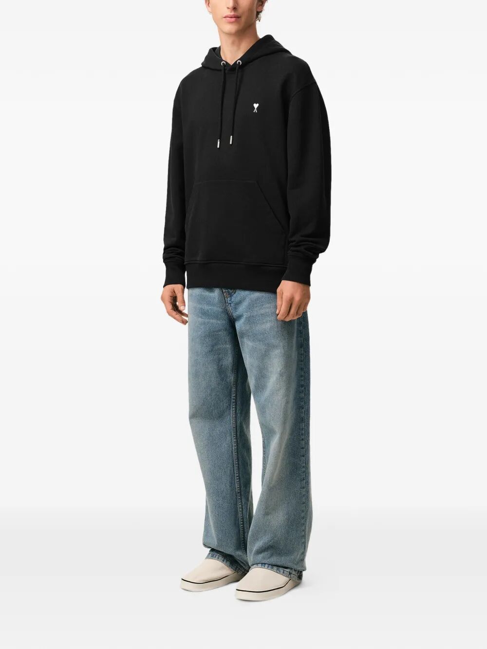AMI CONTRASTED "AMI DE COEUR" HOODIE Size US S / EU 44-46 / 1 - 2 Thumbnail