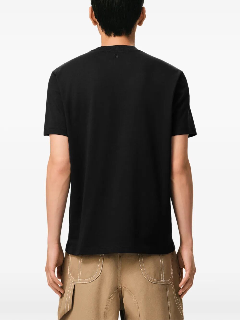 AMI CONTRASTED "AMI DE COEUR" TSHIRT Size US S / EU 44-46 / 1 - 5 Thumbnail