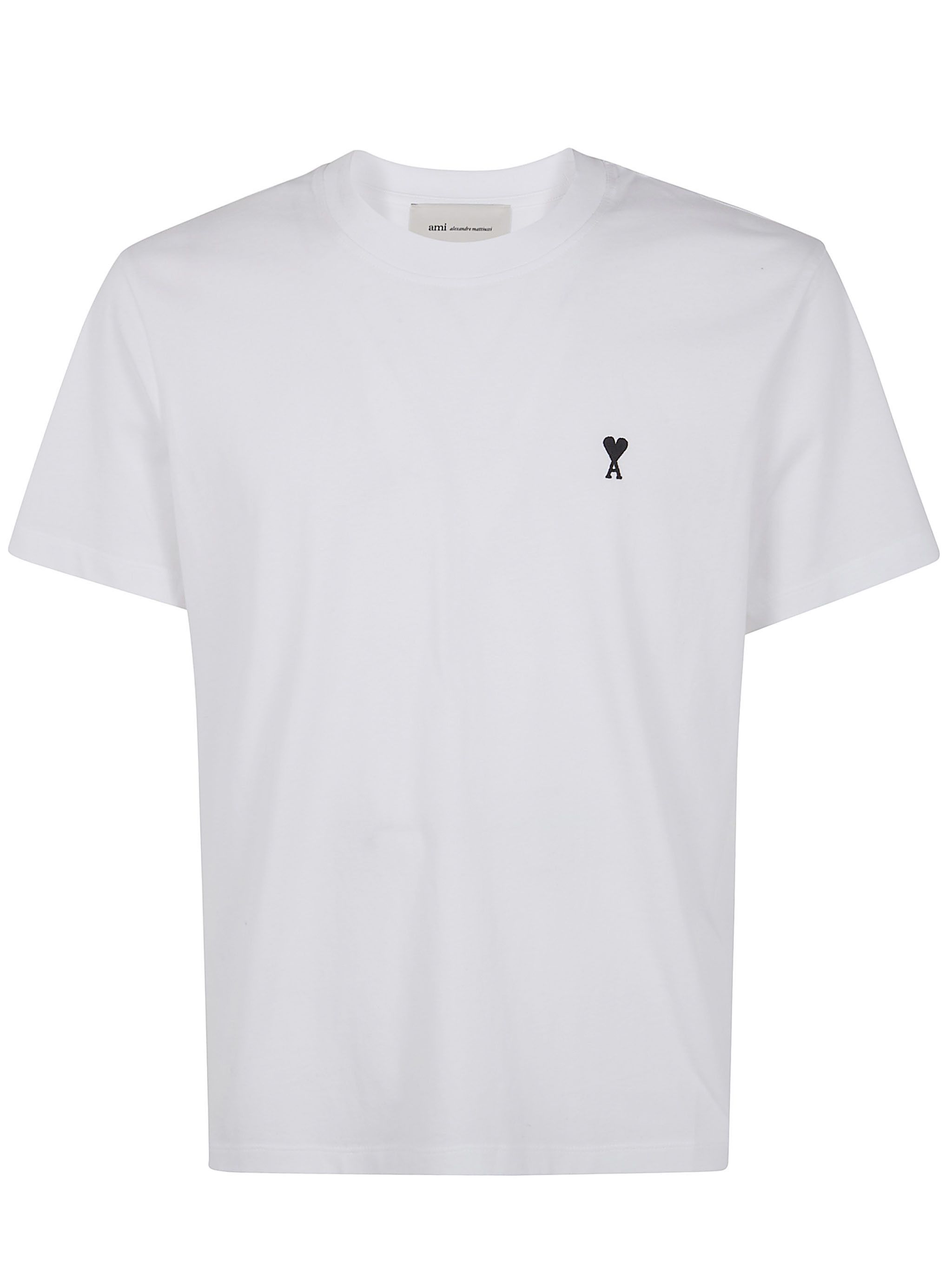 AMI CONTRASTED "AMI DE COEUR" TSHIRT Size US S / EU 44-46 / 1 - 6 Thumbnail