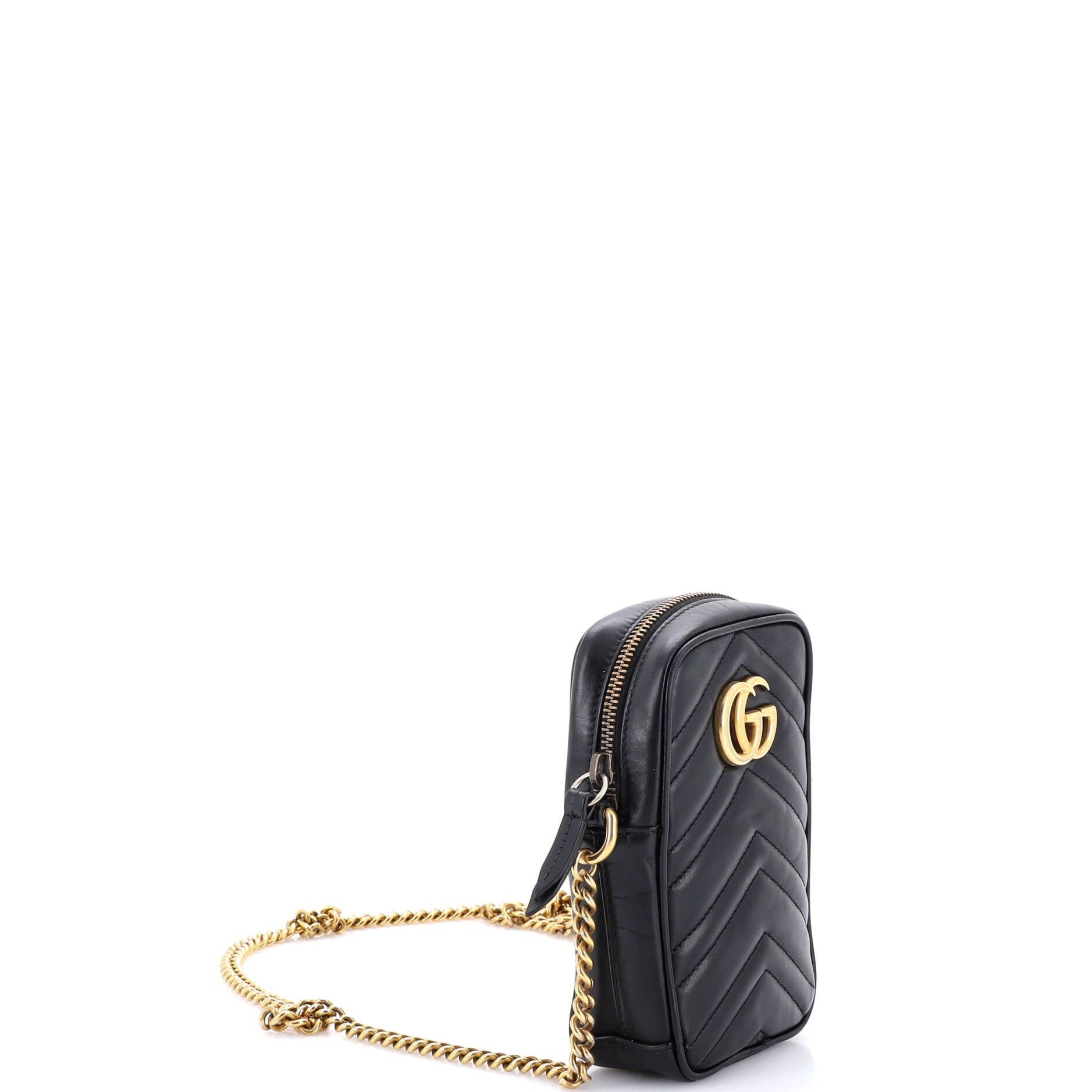 Gucci GG Marmont Vertical Phone Crossbody Bag Size ONE SIZE - 2 Thumbnail