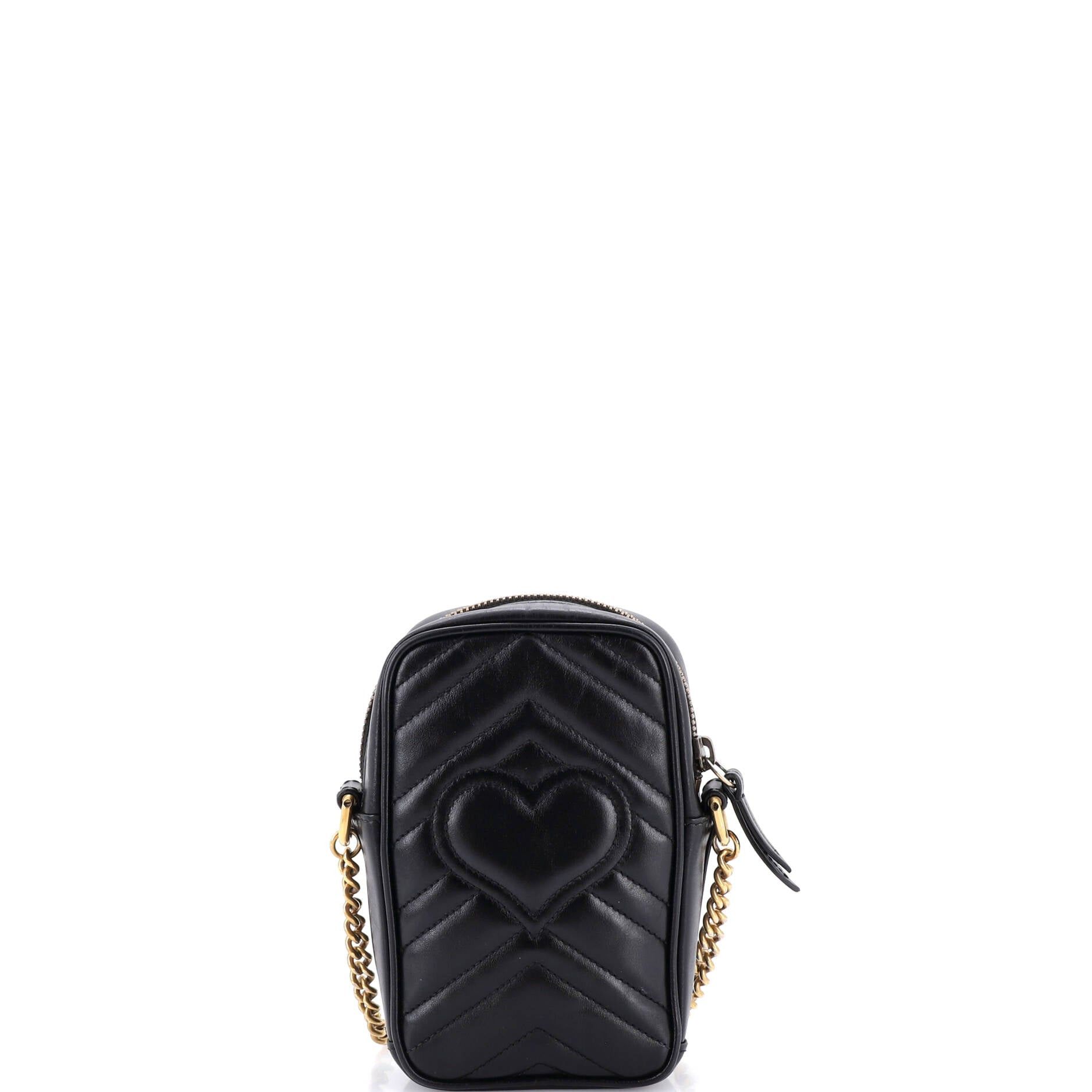 Gucci GG Marmont Vertical Phone Crossbody Bag Size ONE SIZE - 3 Thumbnail