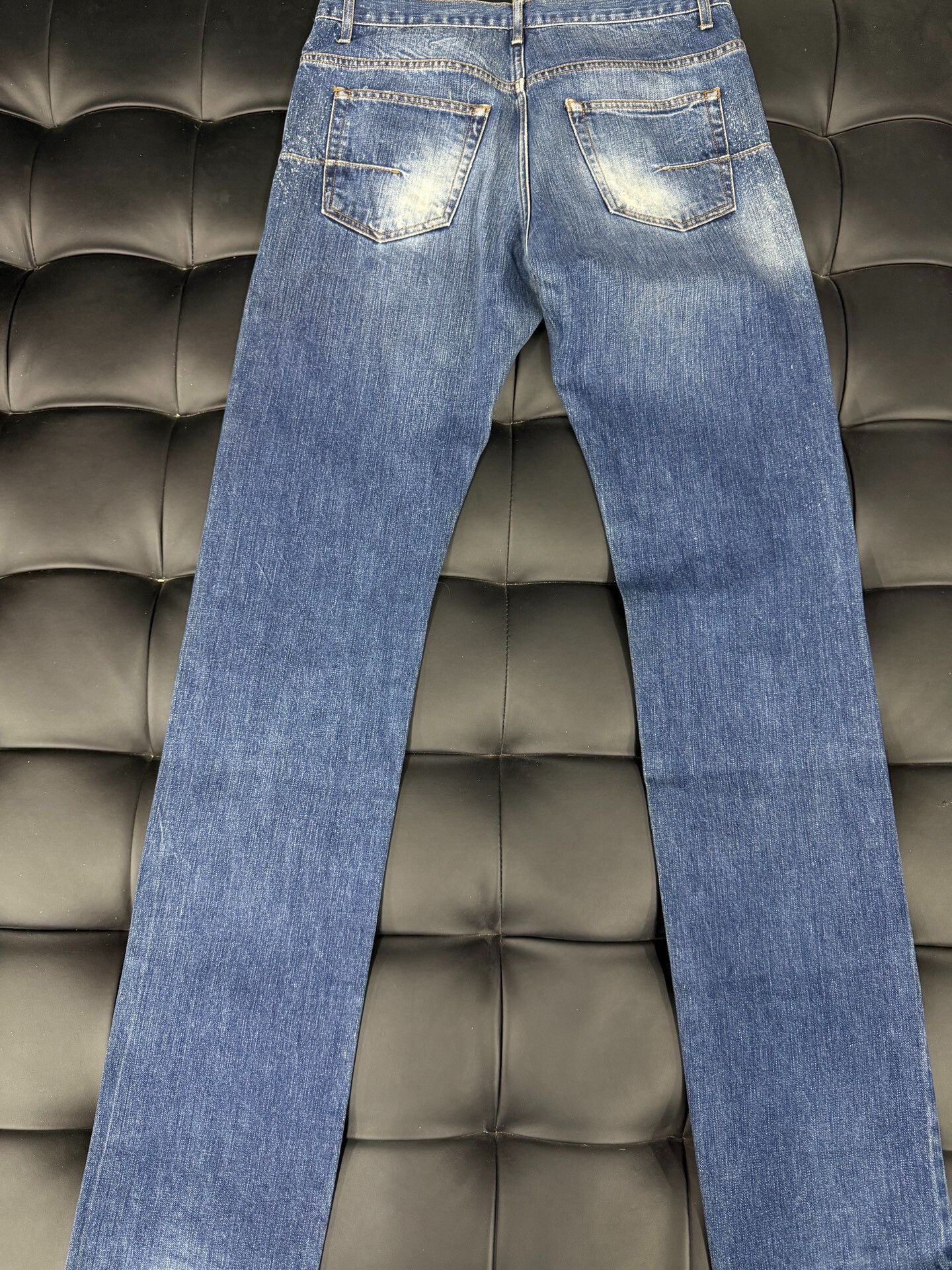 Dior Dior Splash Wash Denim Trousers Size US 31 - 2 Thumbnail
