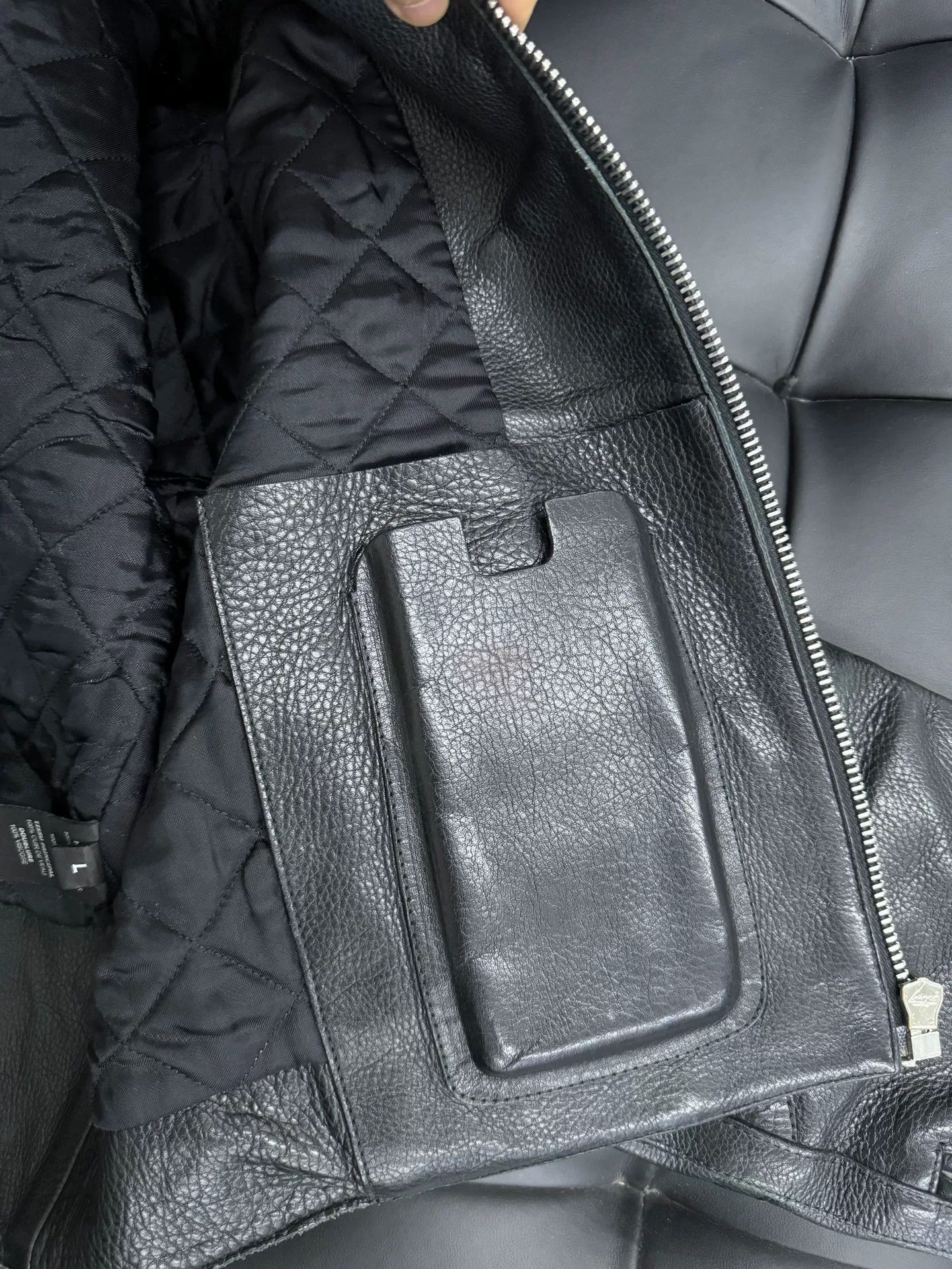 Vetements Vetements FW17 Black Moto Leather Jacket Size US L / EU 52-54 / 3 - 7 Thumbnail