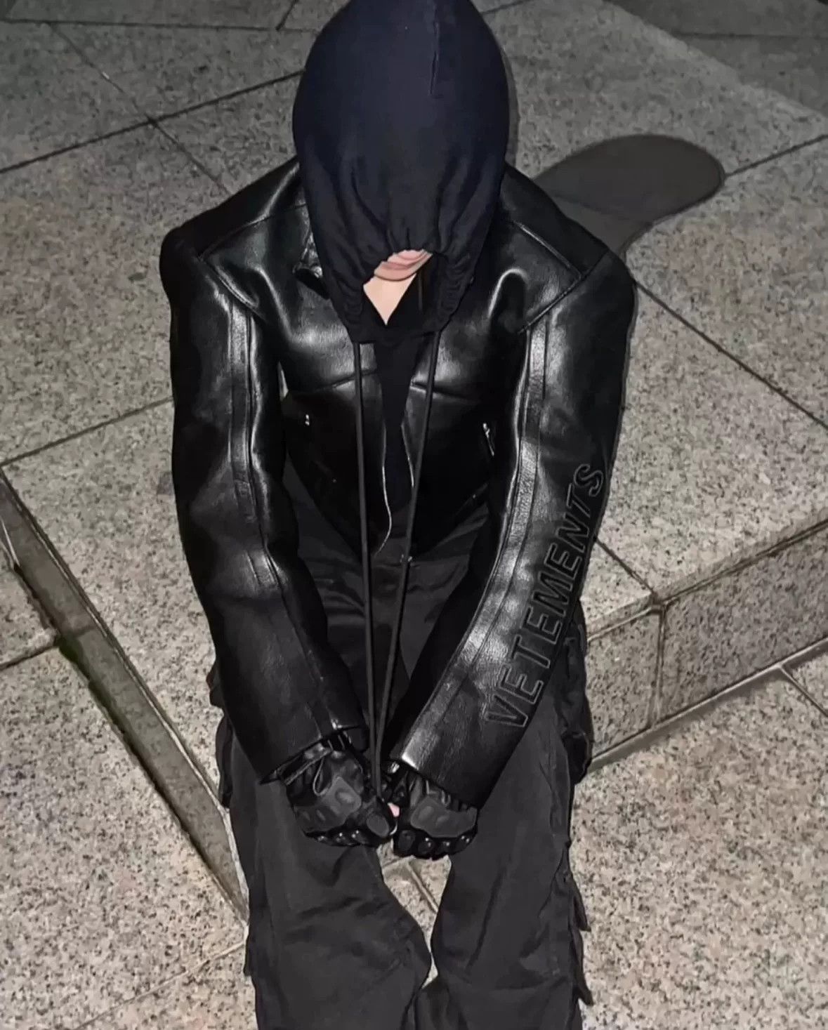 Vetements Vetements FW17 Black Moto Leather Jacket Size US L / EU 52-54 / 3 - 8 Thumbnail