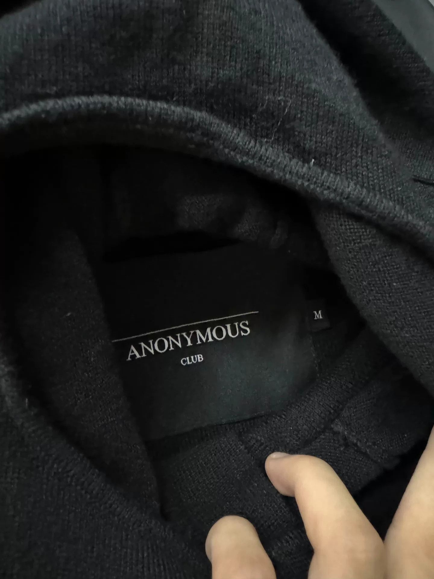 Anonymous Club Anonymous Club Hoodie with Embroidered Polo Collar Size US M / EU 48-50 / 2 - 3 Thumbnail