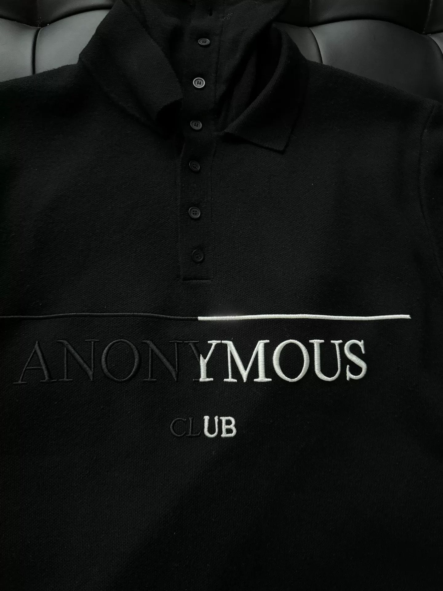 Anonymous Club Anonymous Club Hoodie with Embroidered Polo Collar Size US M / EU 48-50 / 2 - 2 Thumbnail