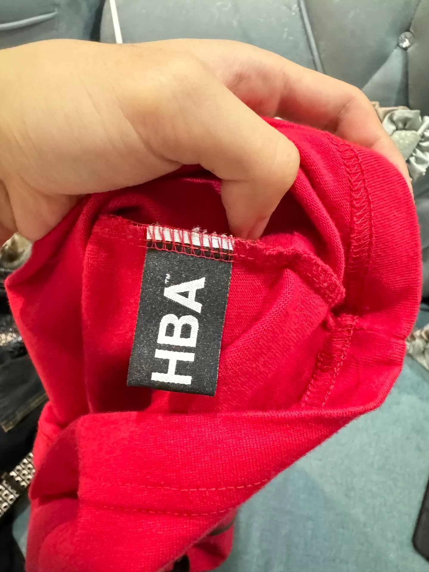 Hood By Air HBA Red Hoodie with Large Graphic Size US M / EU 48-50 / 2 - 5 Thumbnail