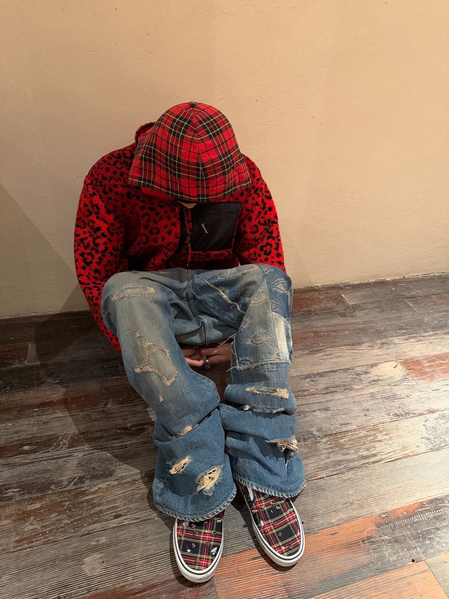 Supreme Supreme Double-Sided Red Pattern Coat Size US S / EU 44-46 / 1 - 9 Thumbnail