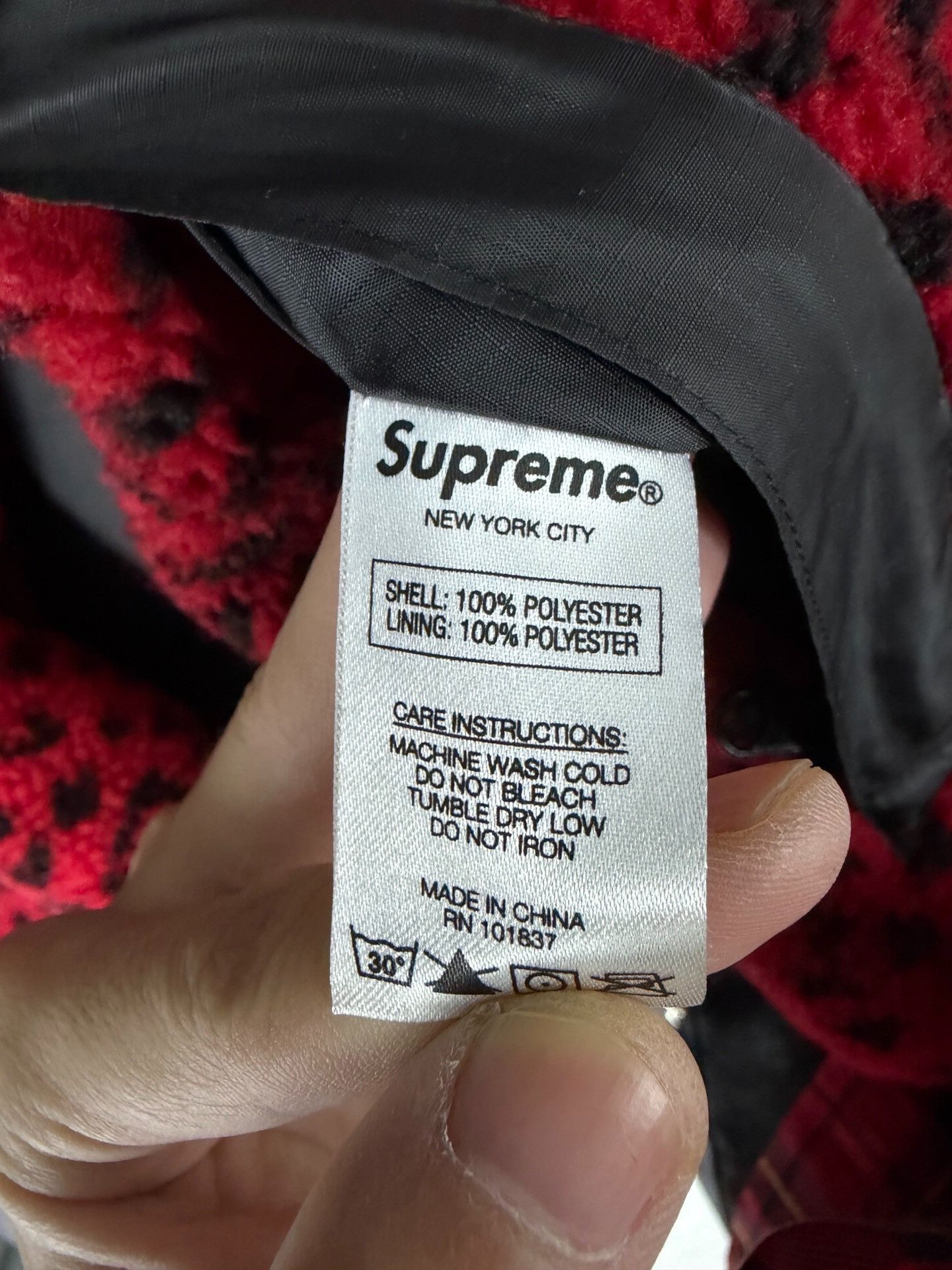 Supreme Supreme Double-Sided Red Pattern Coat Size US S / EU 44-46 / 1 - 6 Thumbnail